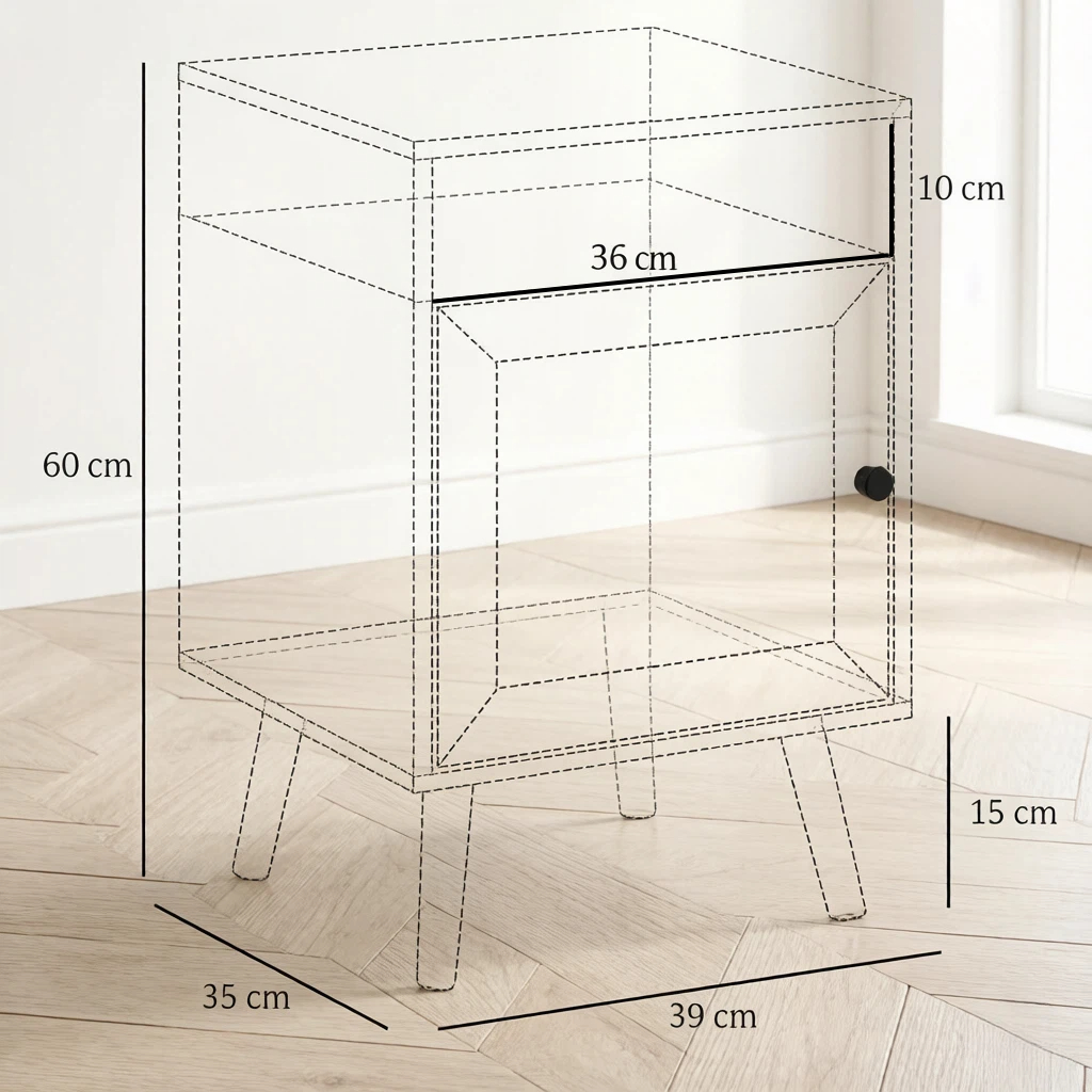 Dimensions du buffet