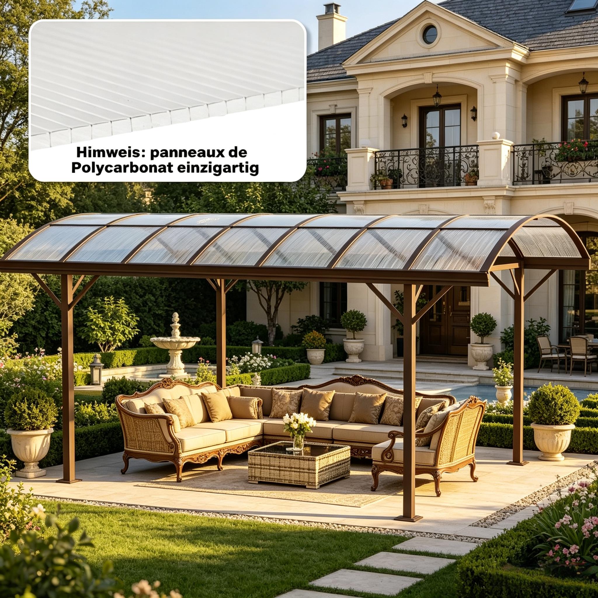 Plaques alvéolaires en polycarbonate 4 m