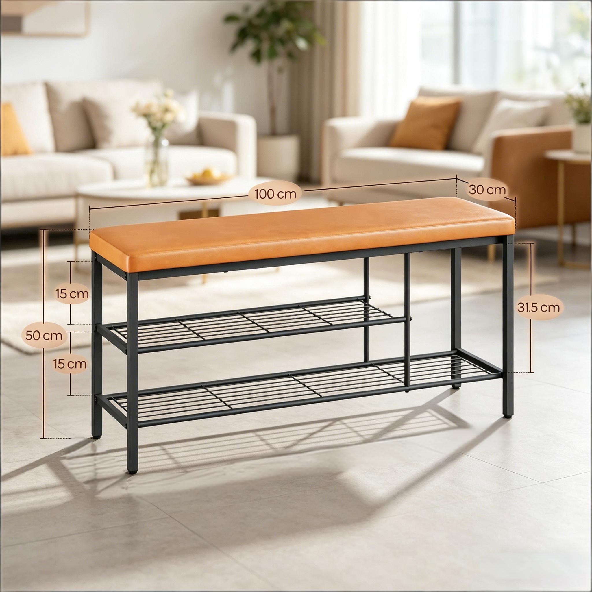 Dimensions du banc avec rangement