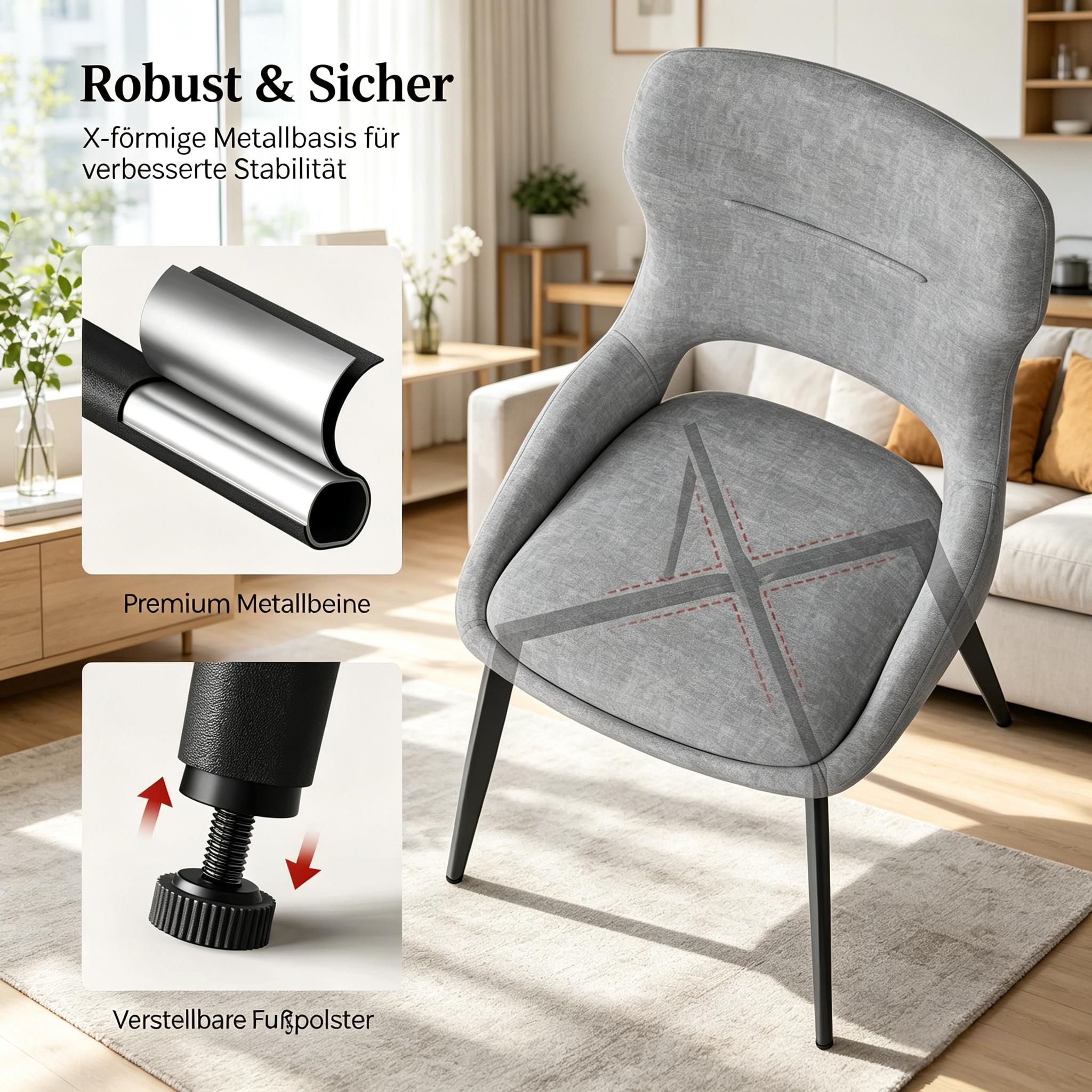Détail du fauteuil d'appoint