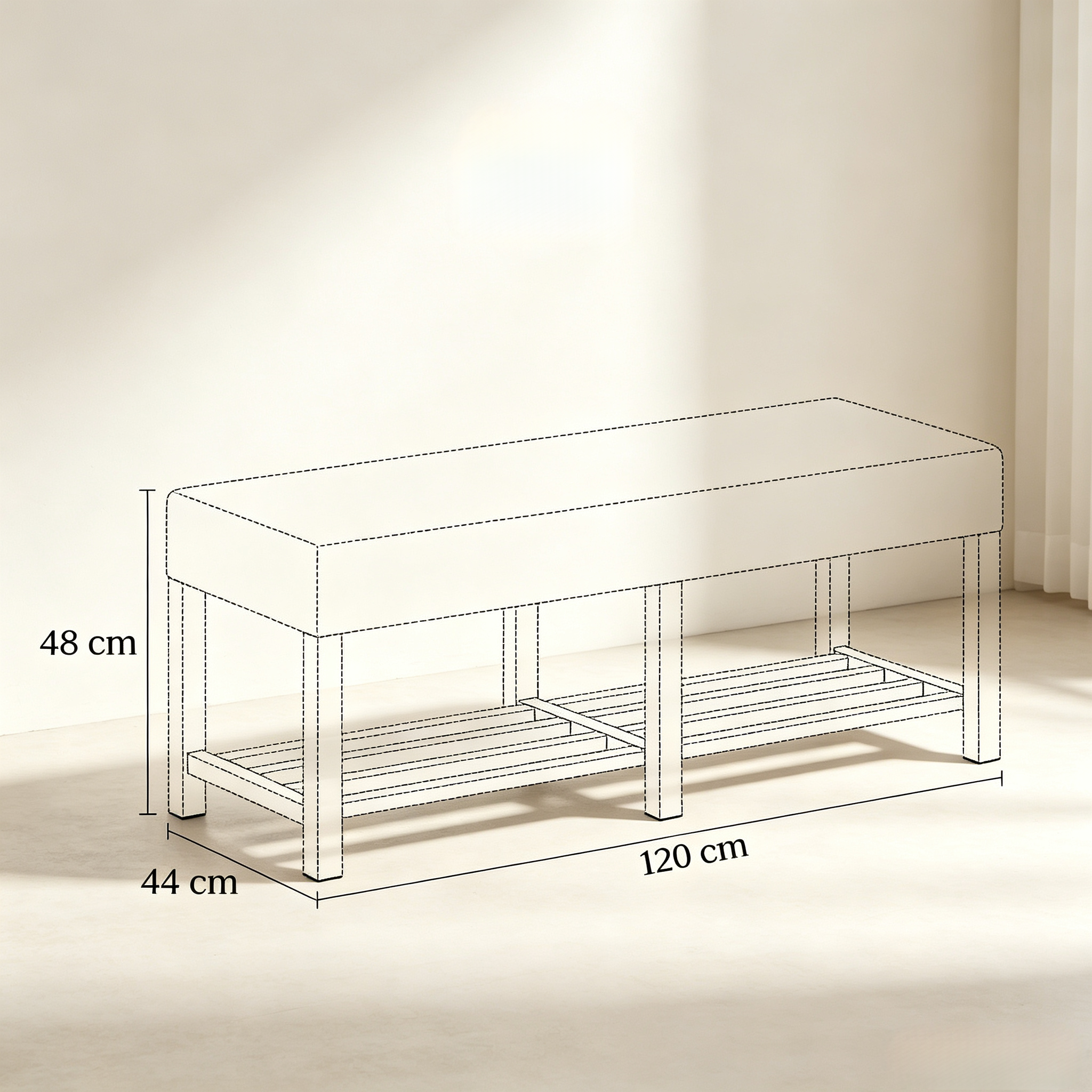 Dimensions du pouf