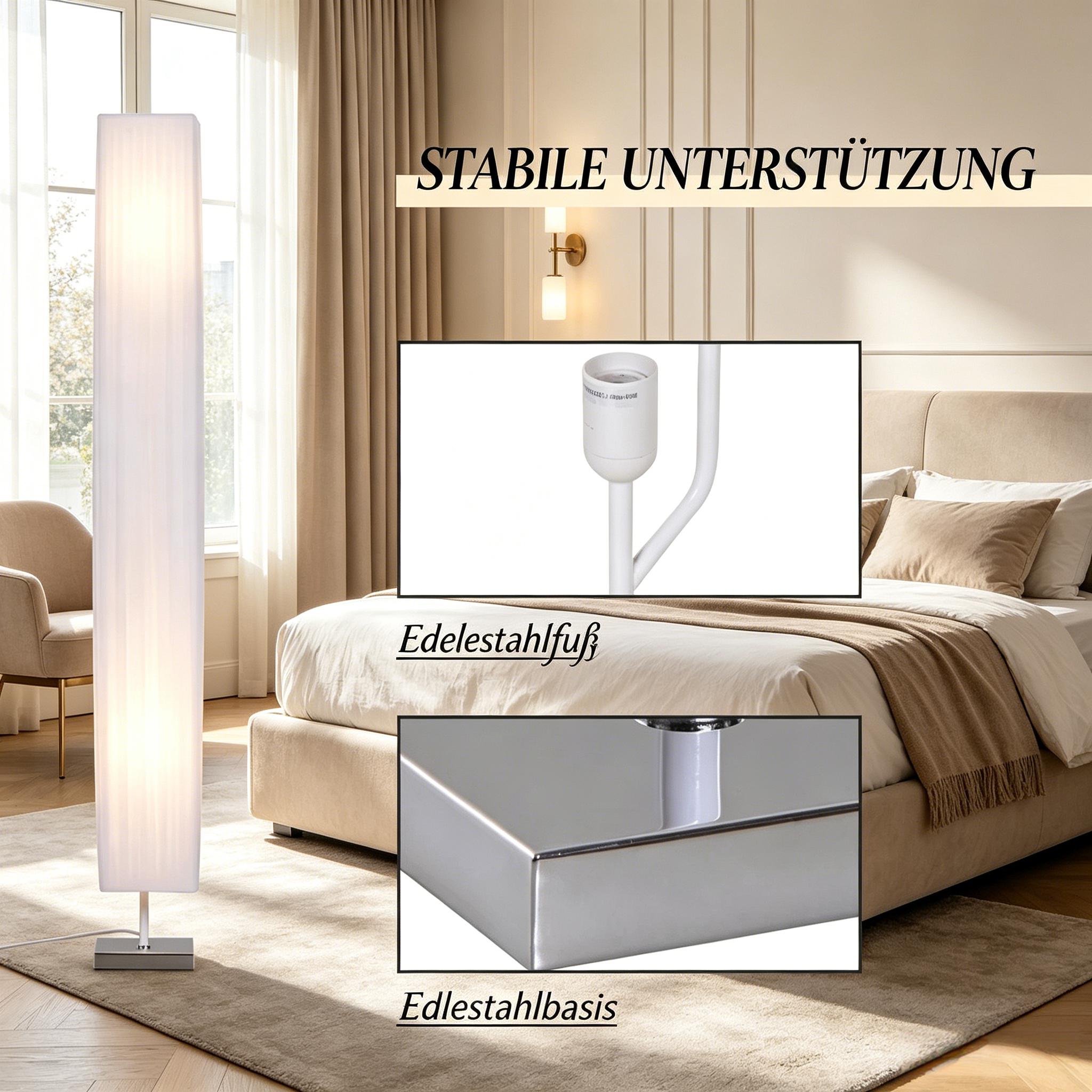 Lampadaire colonne au sol dans chambre
