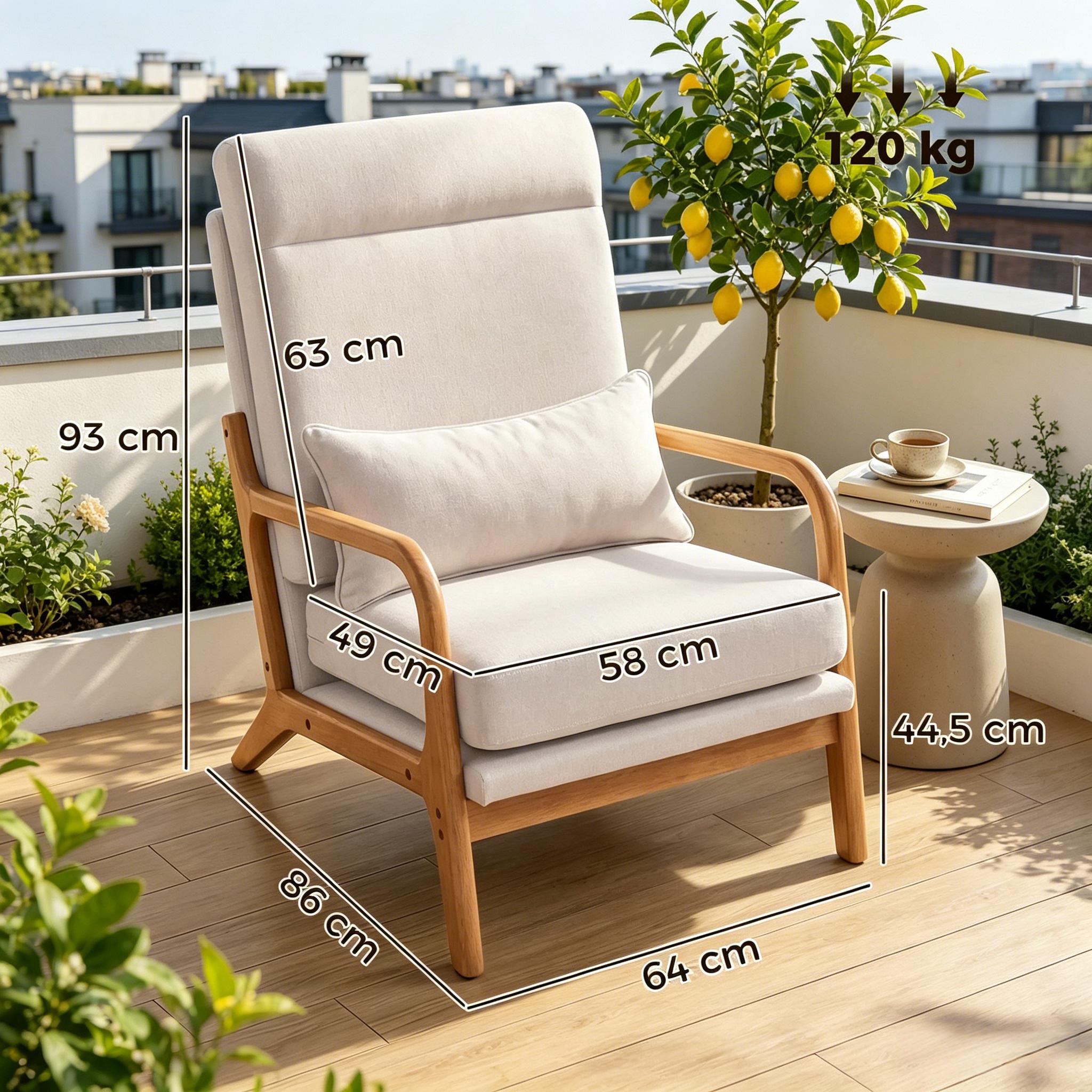 Détail du fauteuil d'appoint