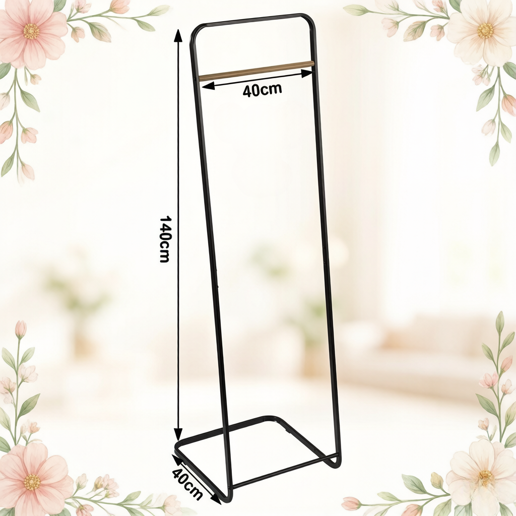 Dimensions du porte-manteaux