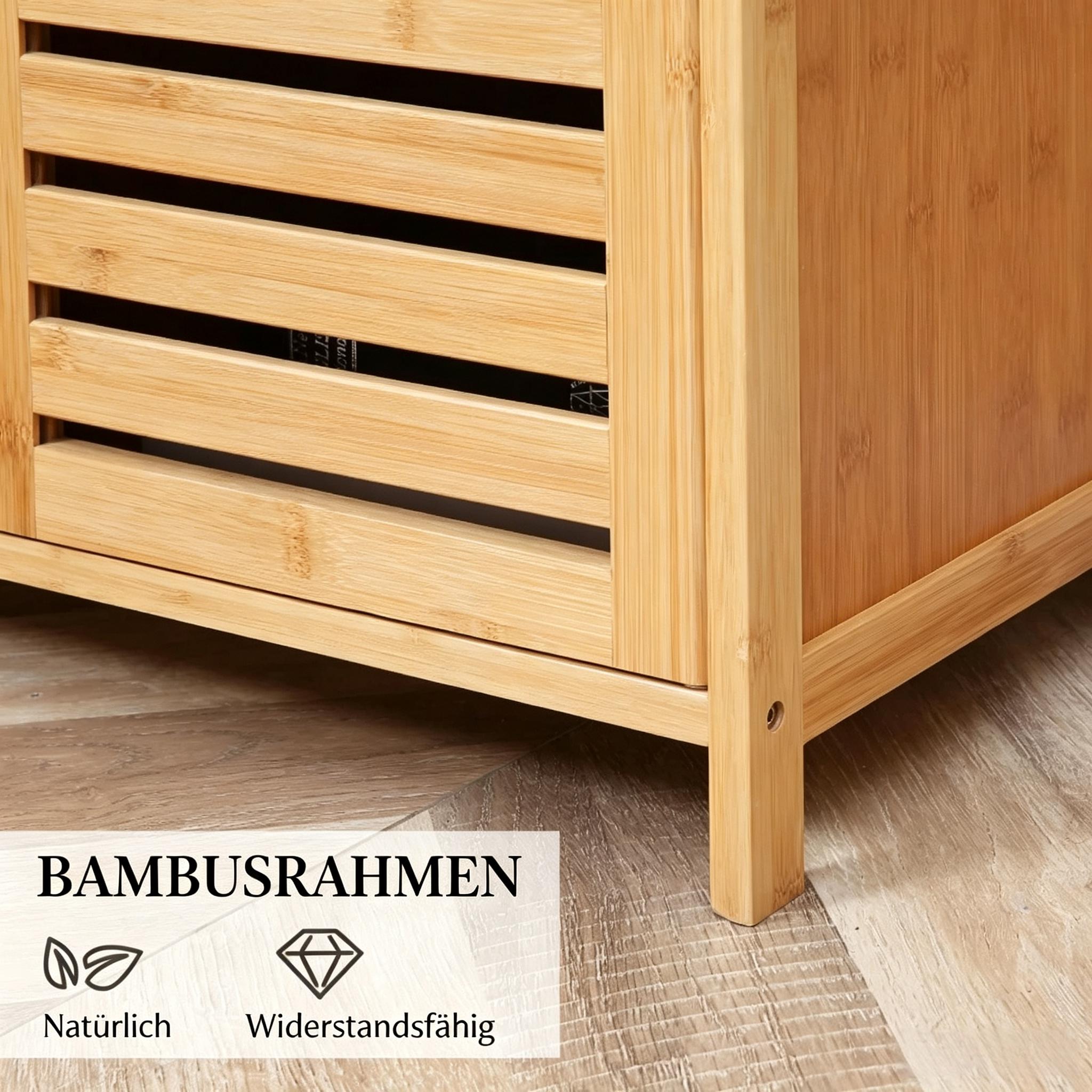 Détail du meuble de rangement