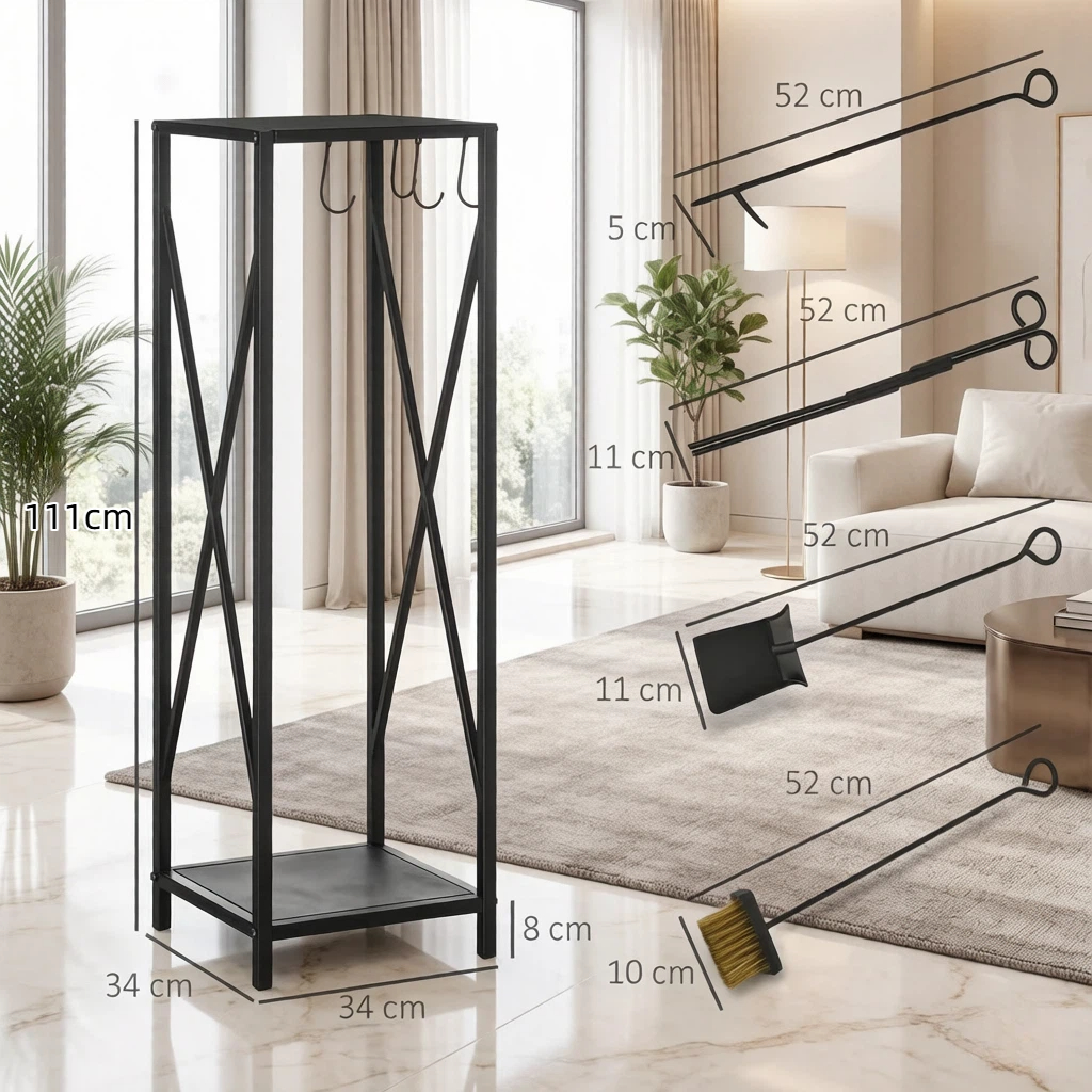 Dimensions du cheminée décorative