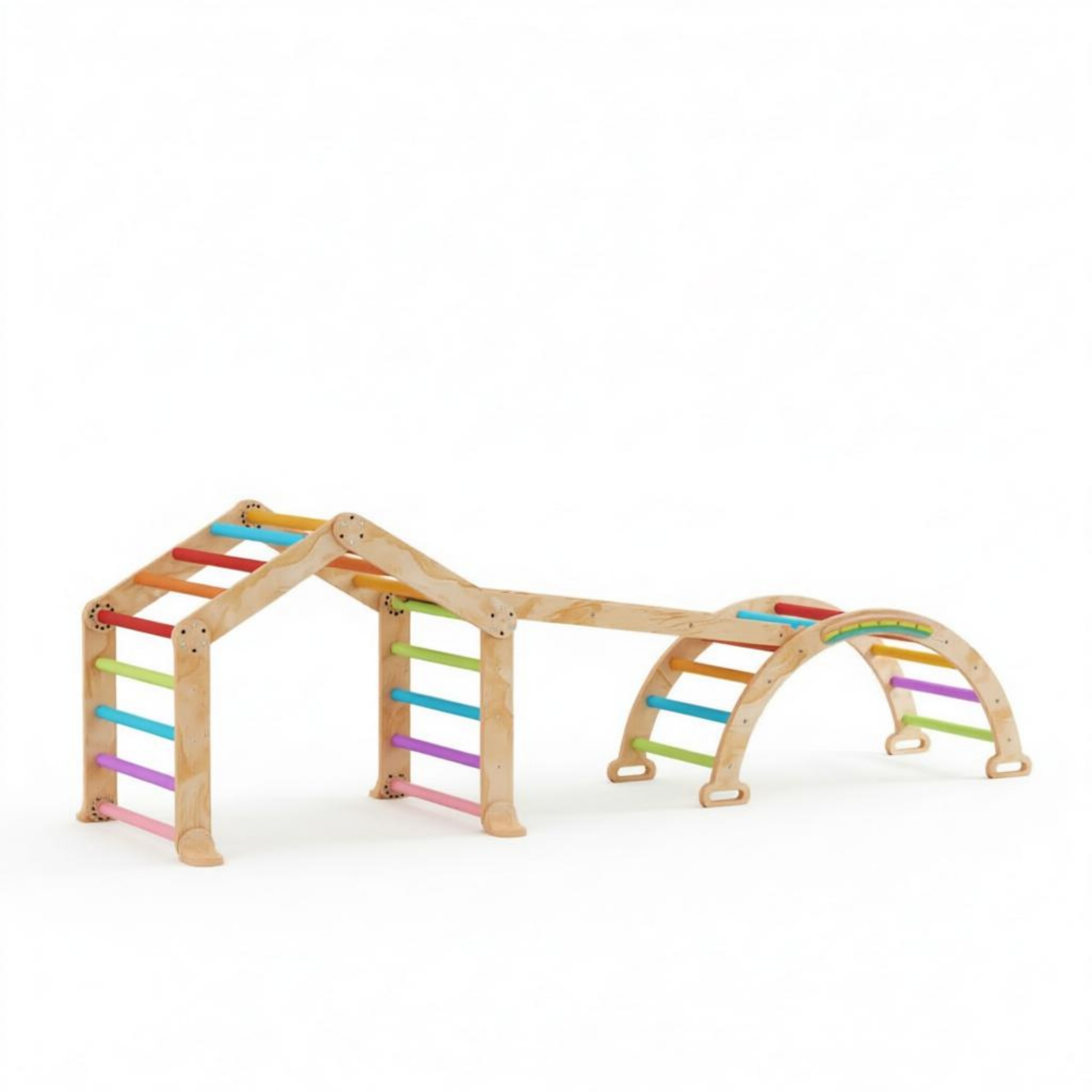 Meuble enfant, structure pliante, 100 x 52,5 x 48 cm, bois - vue 6