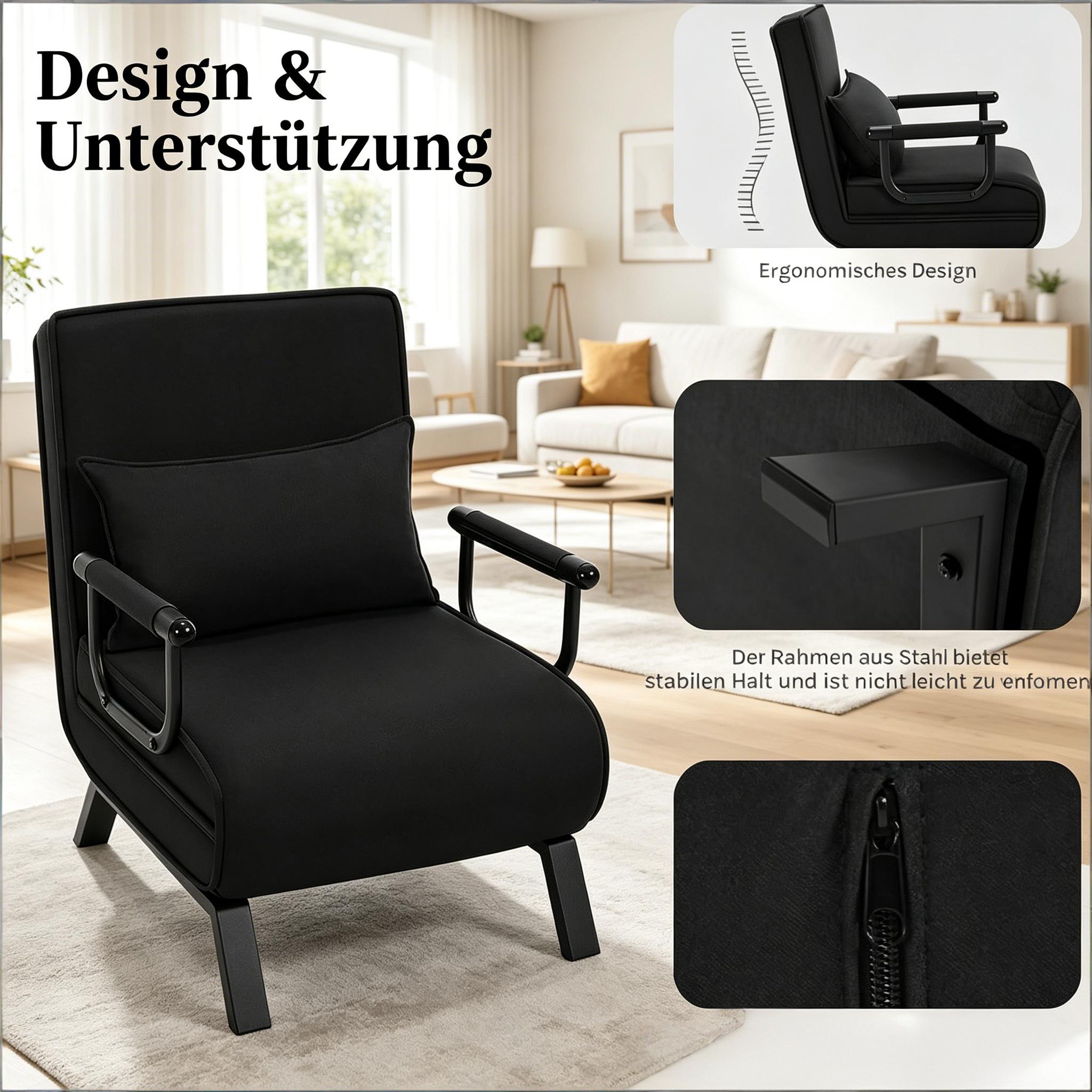 Présentation du fauteuil d'appoint