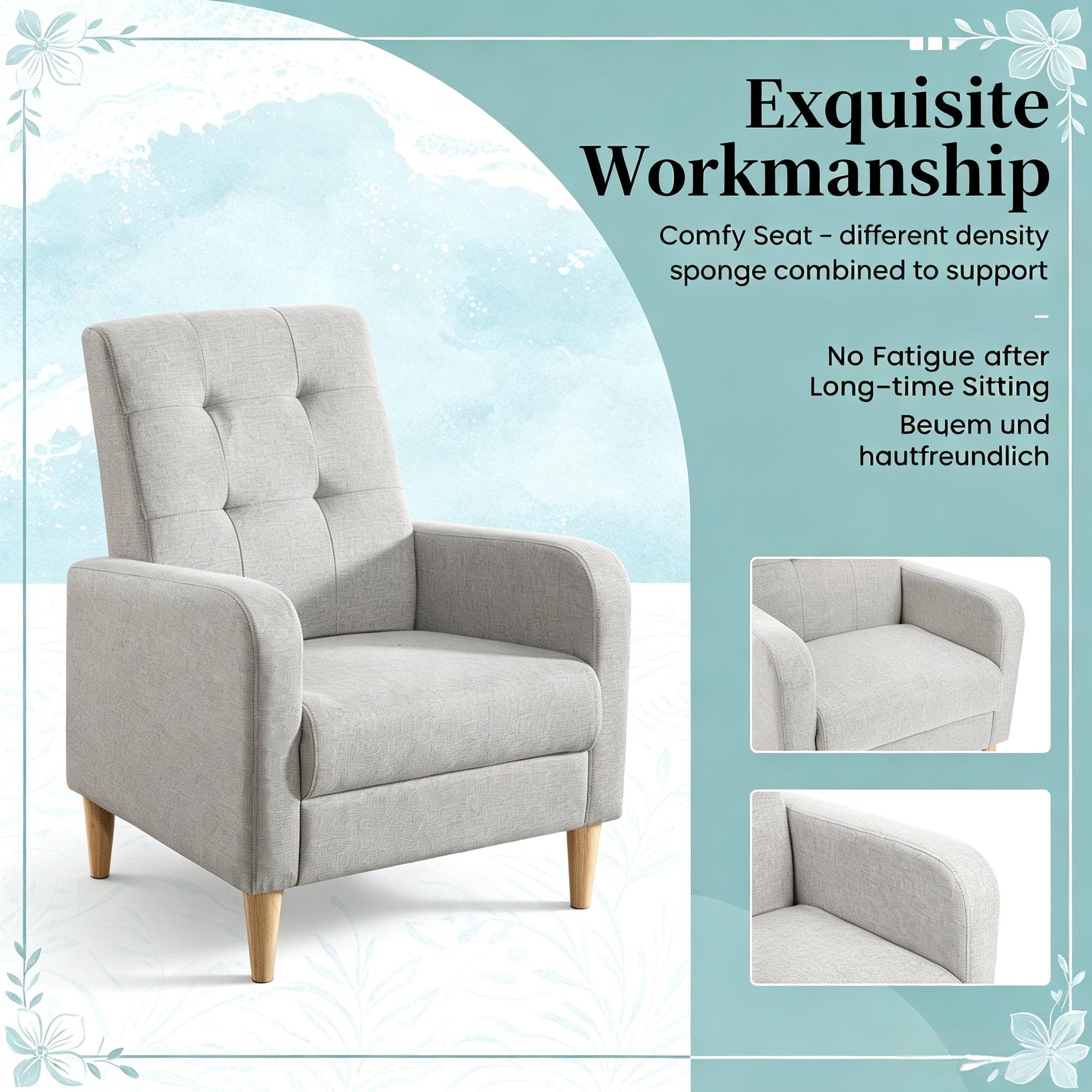 Détail du fauteuil d'appoint