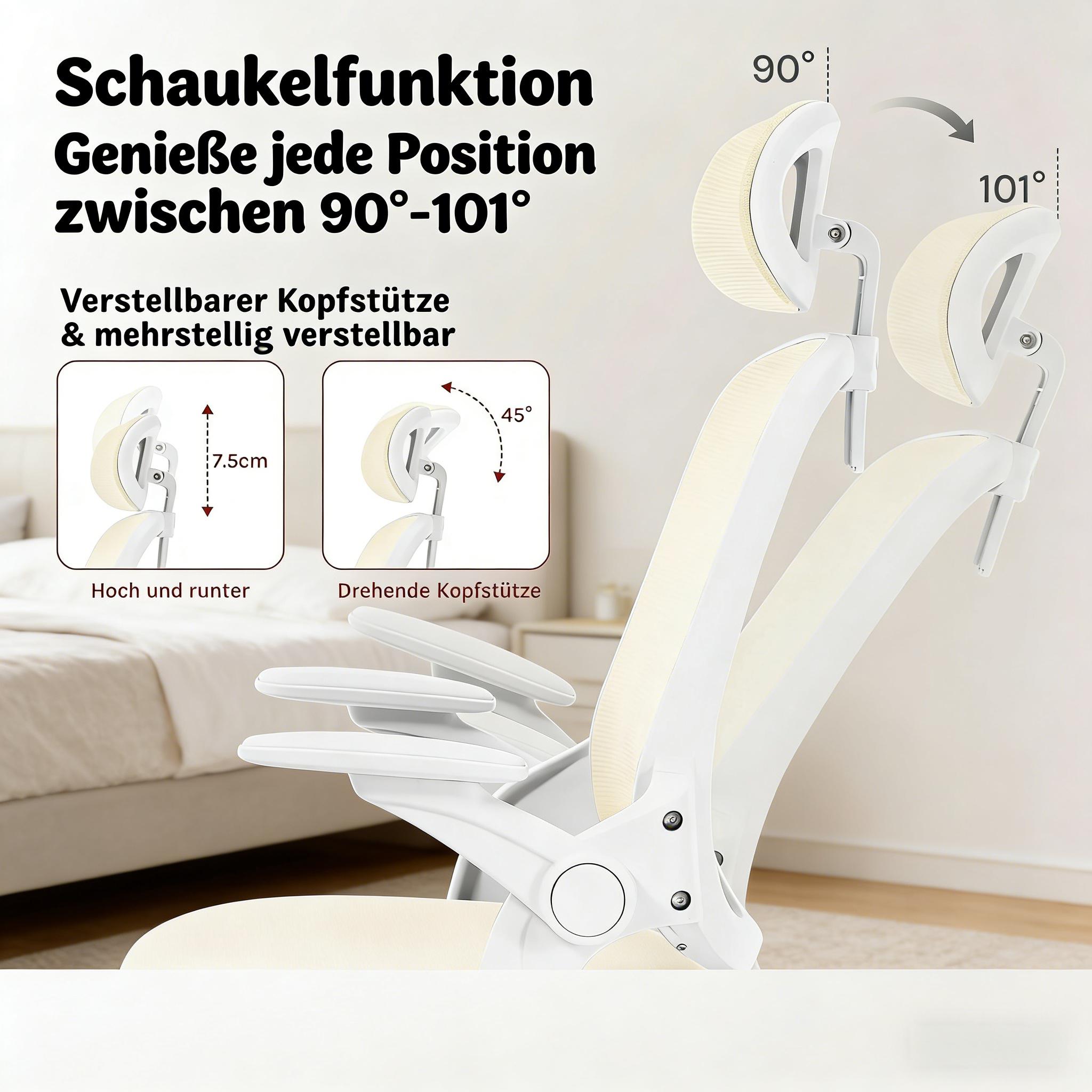 Détail du fauteuil de bureau