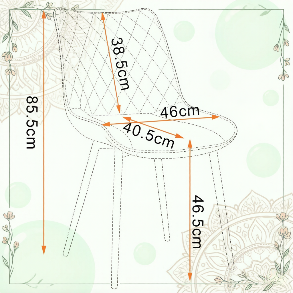 Dimensions du fauteuil de bureau