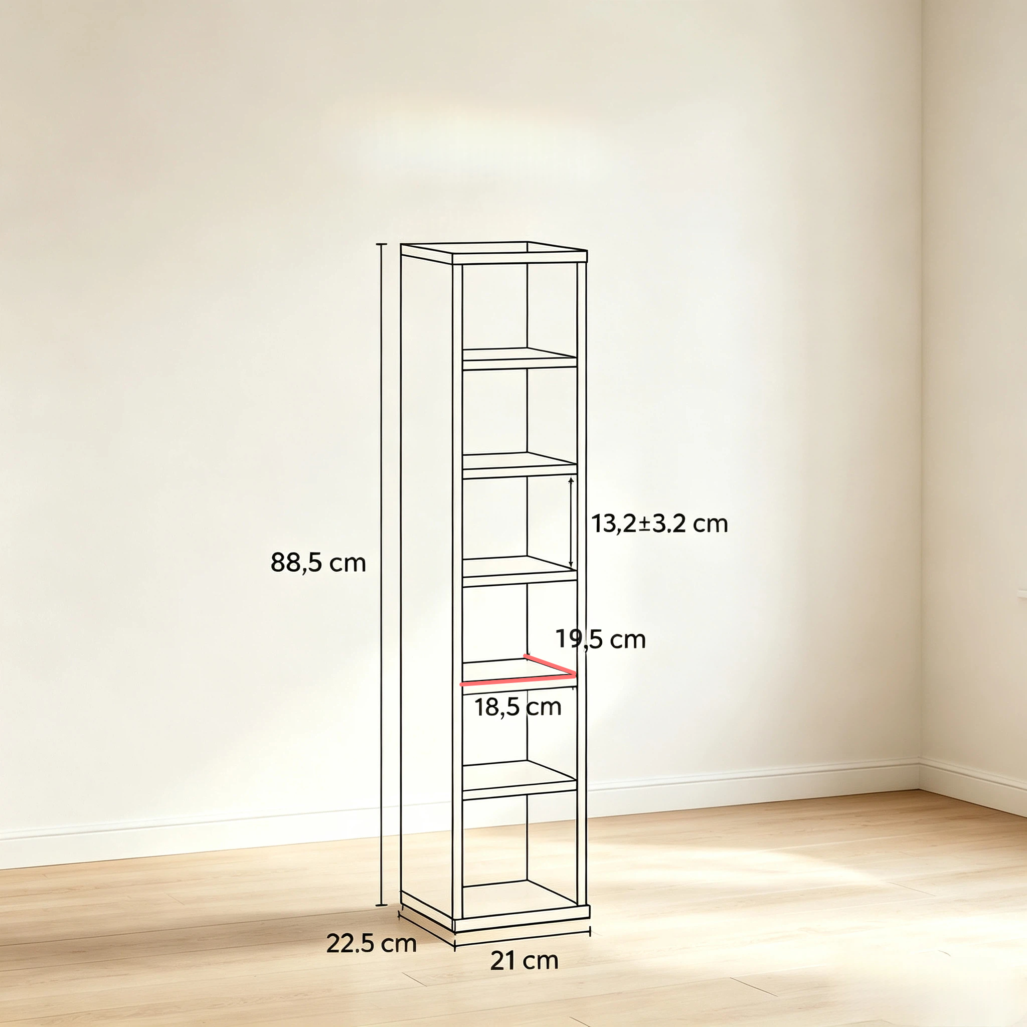 Présentation du étagère de rangement