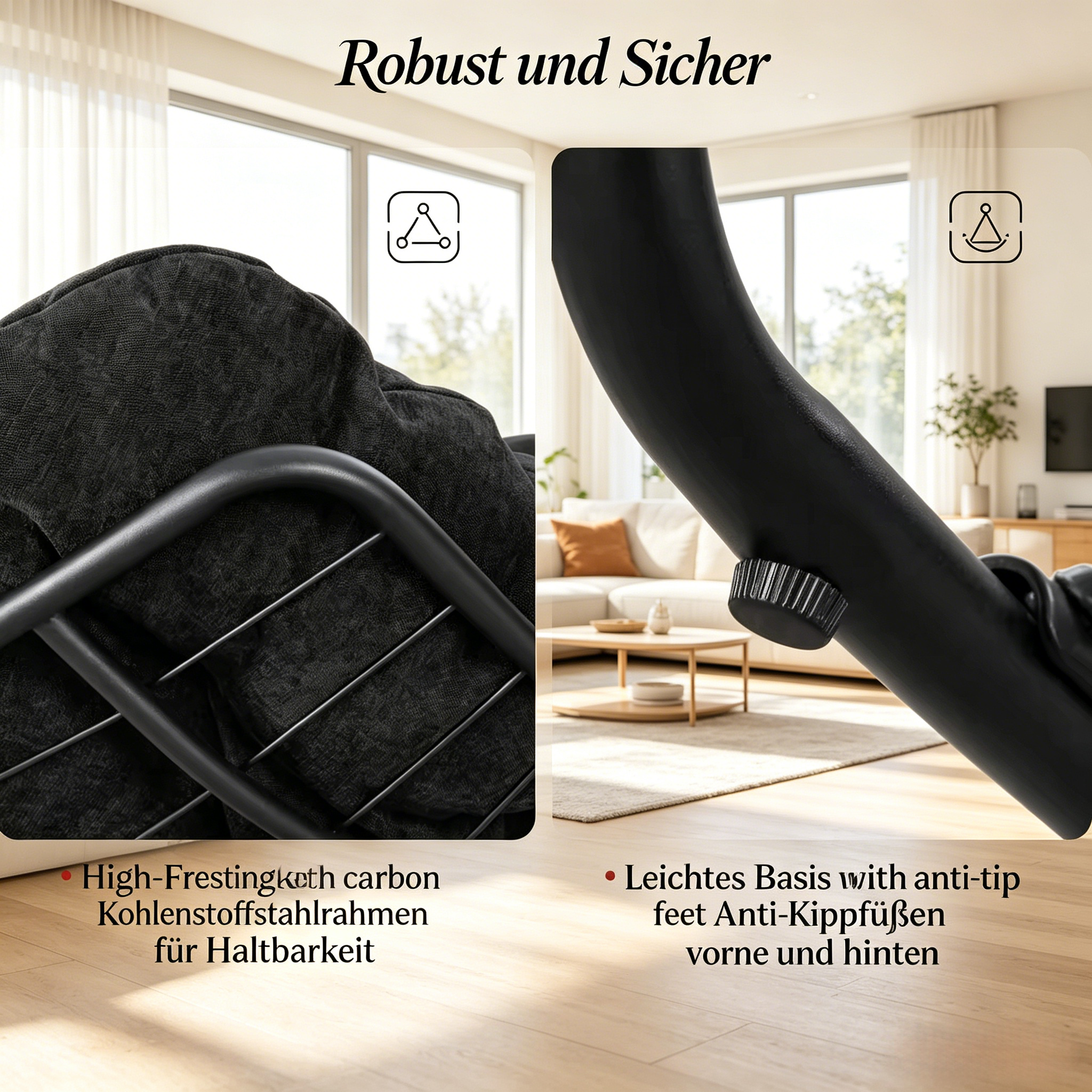 Présentation du fauteuil à bascule