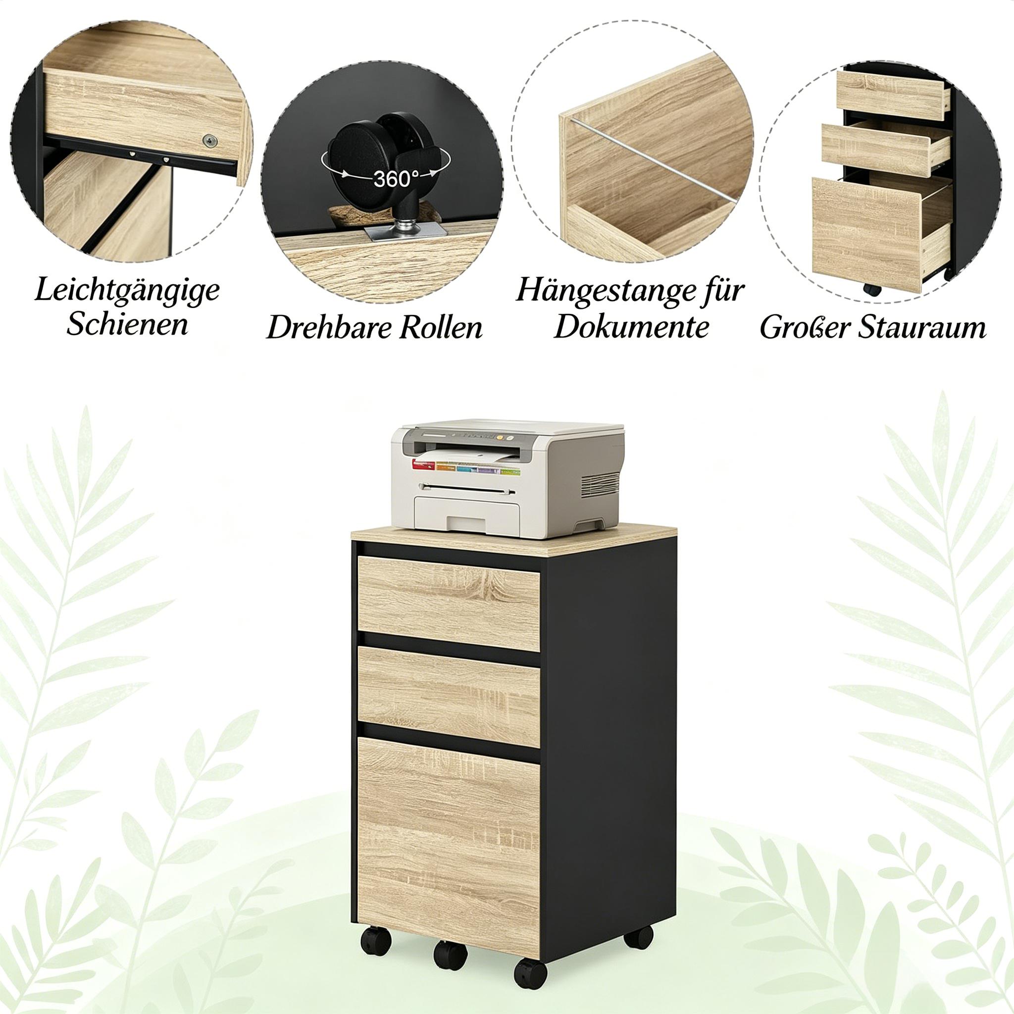 Détail du caisson de bureau