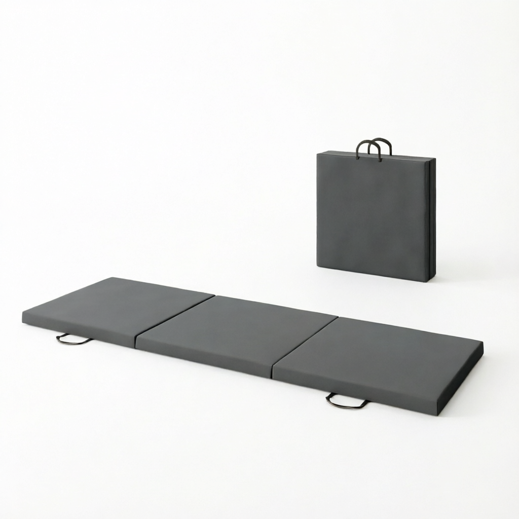 Détail du tapis de gymnastique
