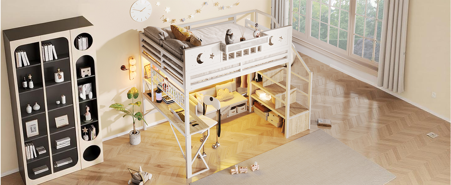 Détail du lit mezzanine