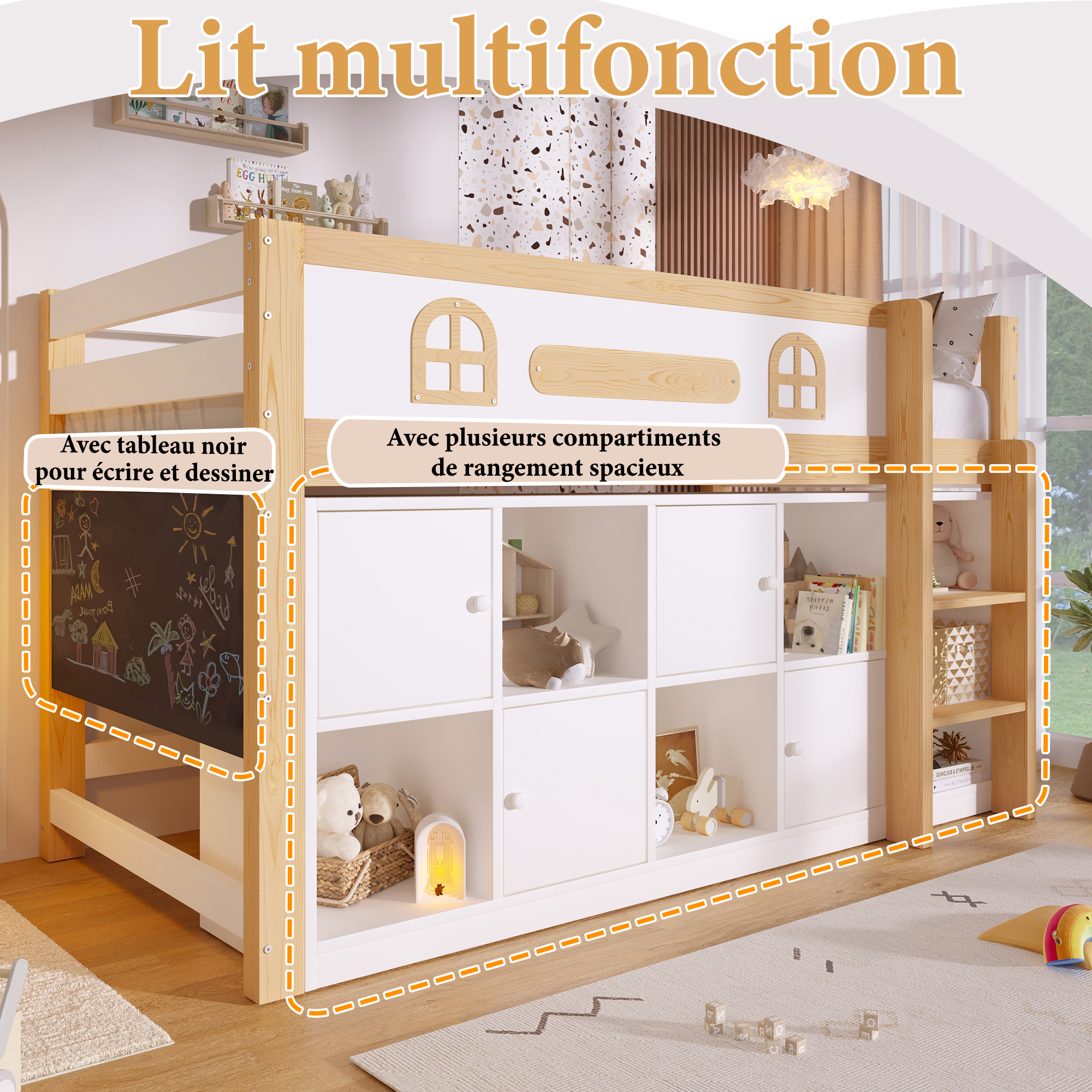 lit mezzanine enfant - vue 5