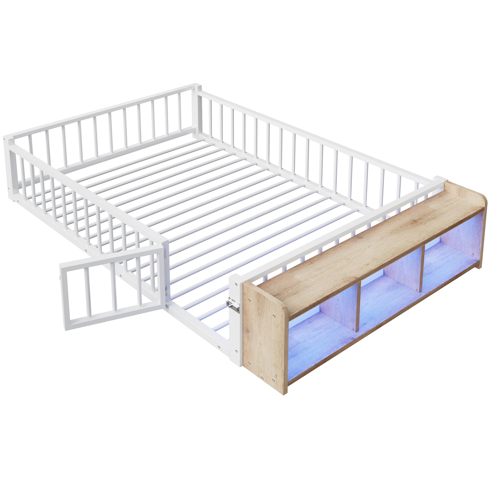 Lit enfant en métal avec compartiment de rangement - image 11