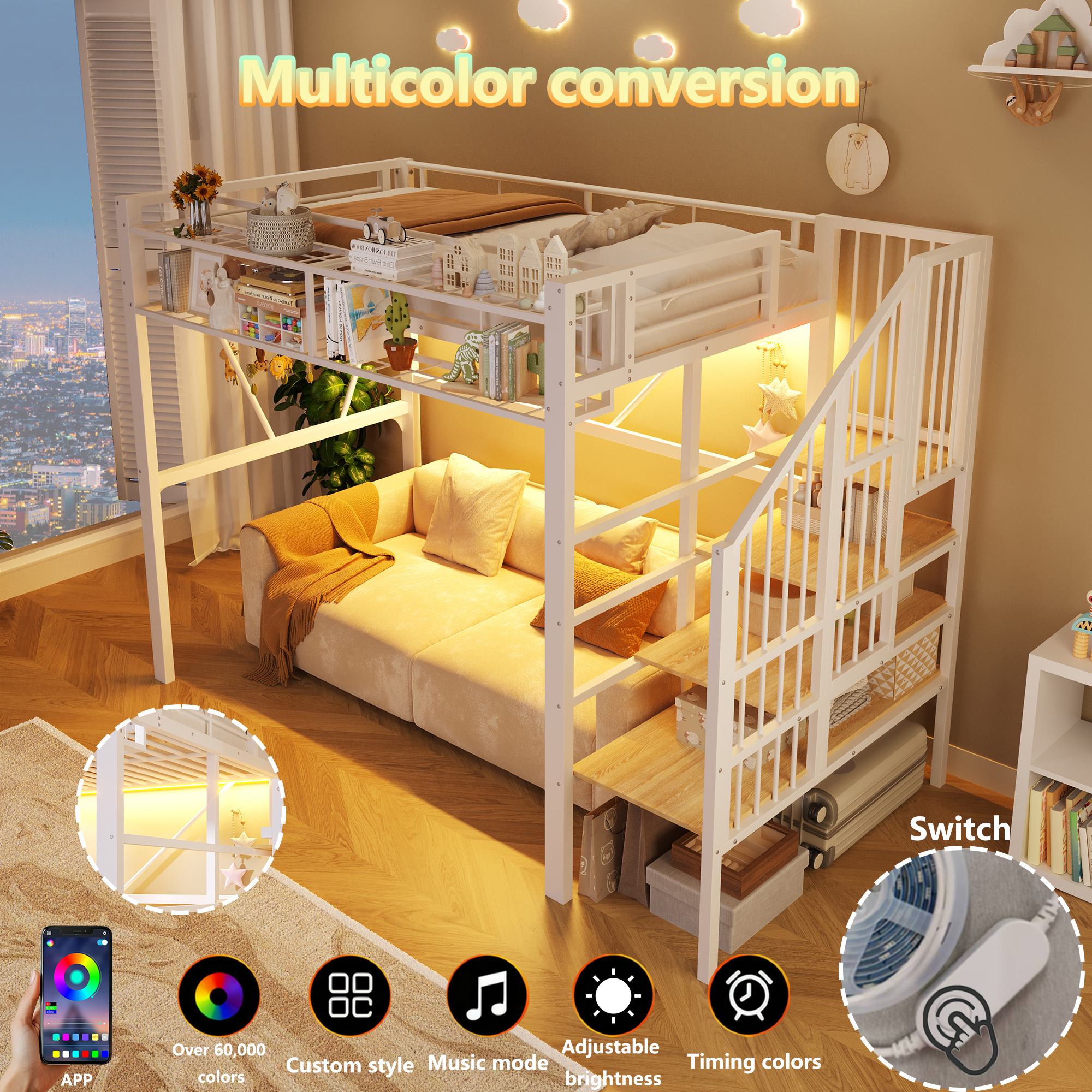 lit mezzanine enfant - vue 1