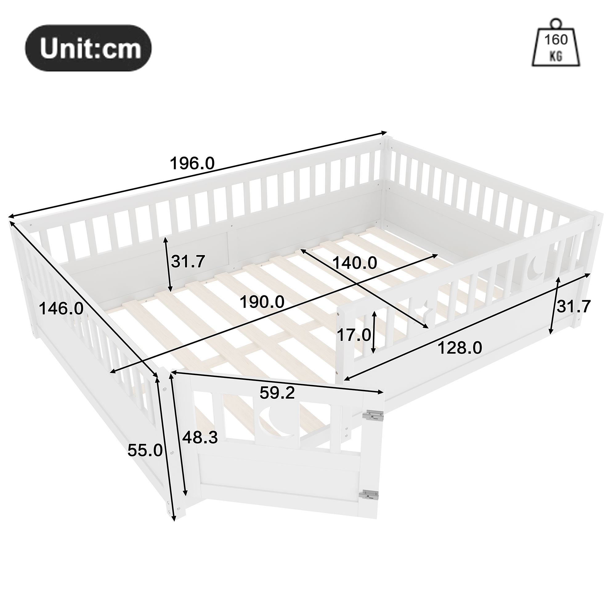 Dimensions du lit simple