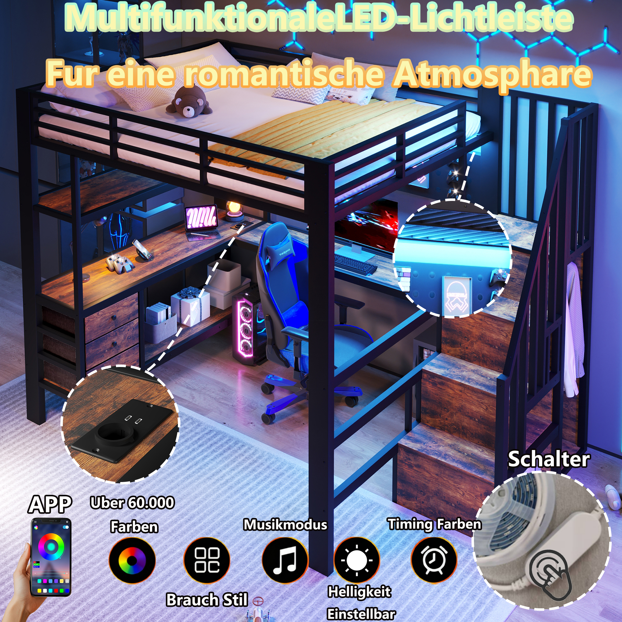 lit mezzanine enfant - vue 2
