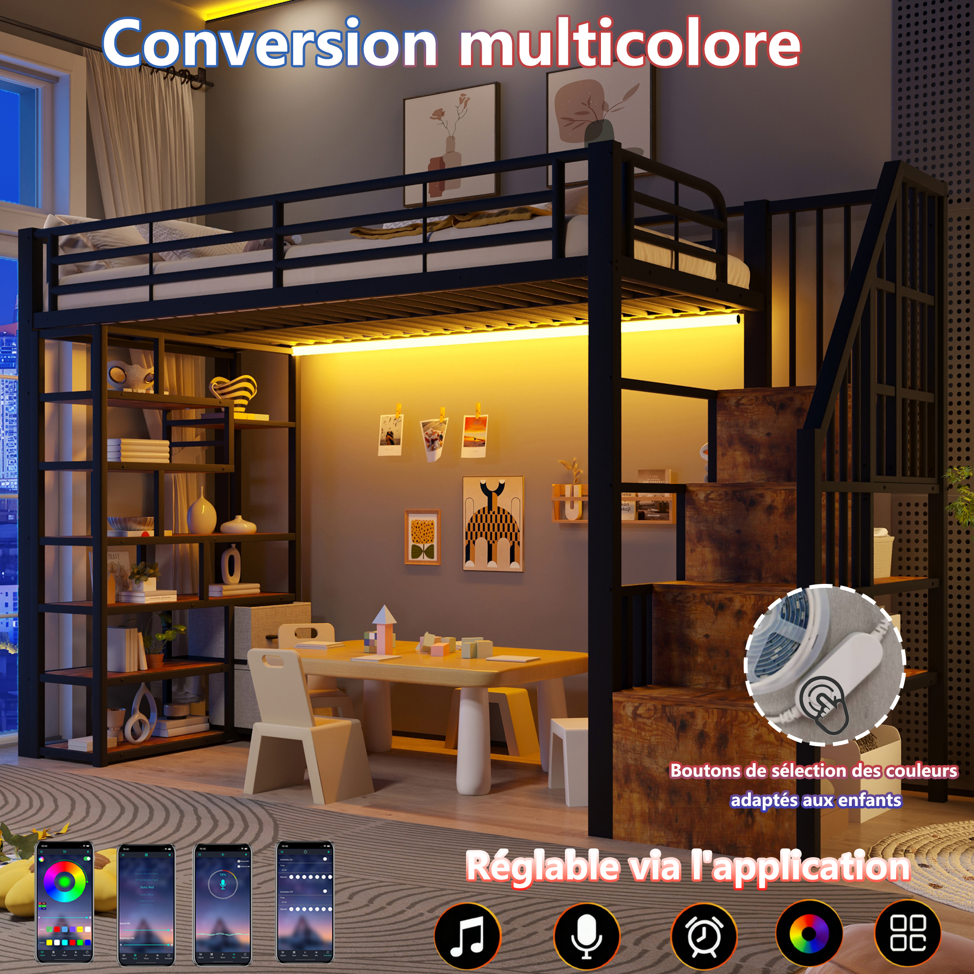 Présentation du lit mezzanine