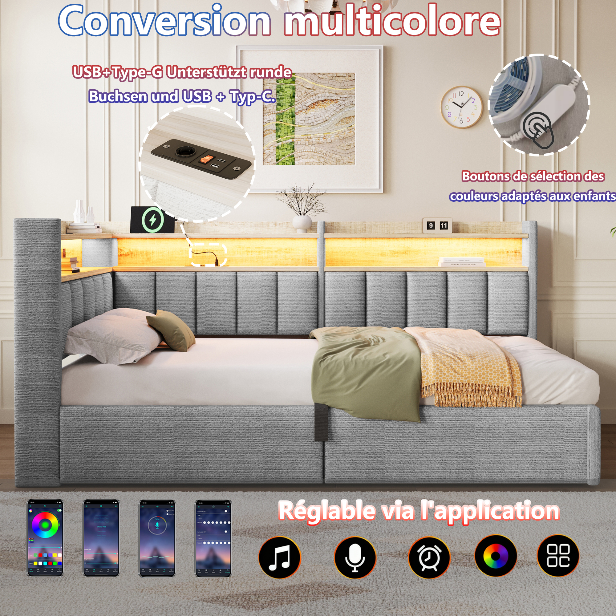 Dimensions et fonctions du produit