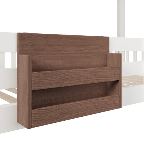 Rangements latéraux intégrés au lit
