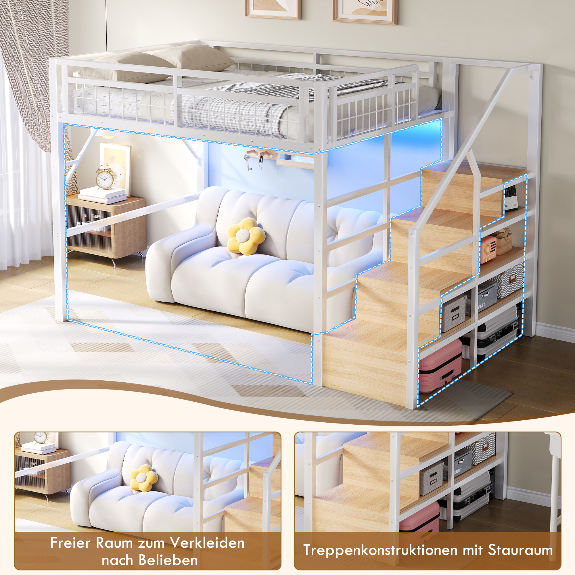 lit mezzanine enfant - vue 1