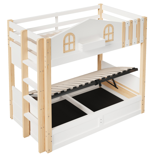 Structure pin massif et MDF