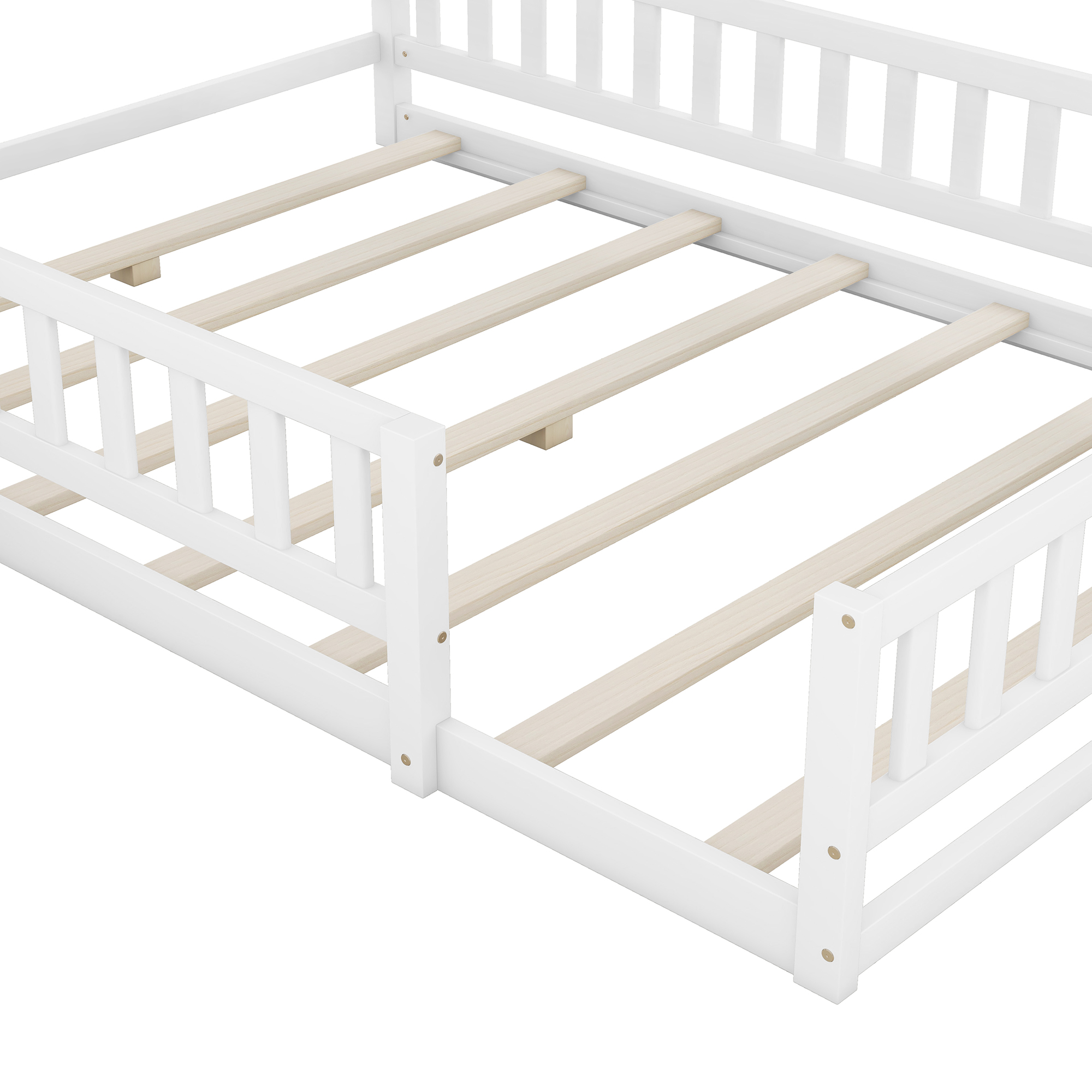 Barrière de sécurité et table de nuit