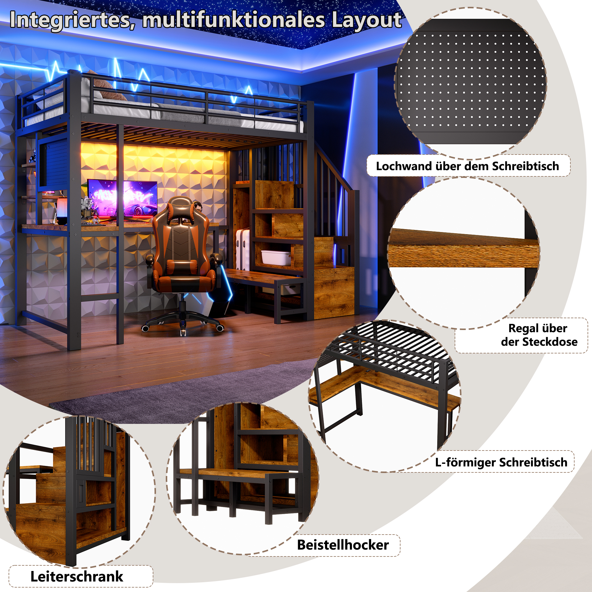 Présentation du lit mezzanine