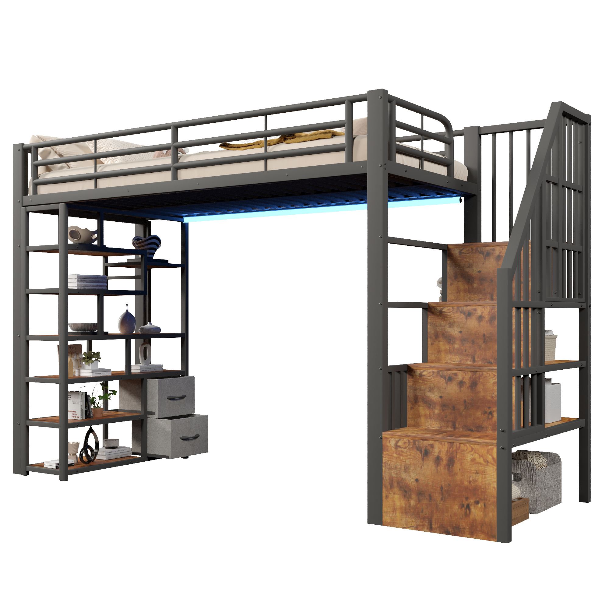 Détail du lit mezzanine