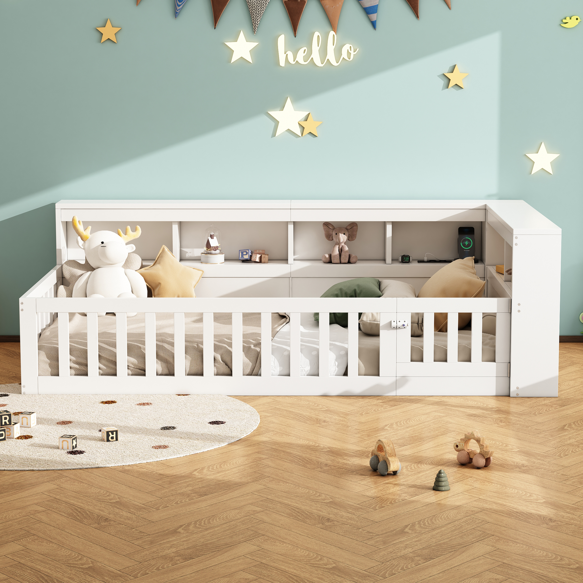 Détail du lit banquette