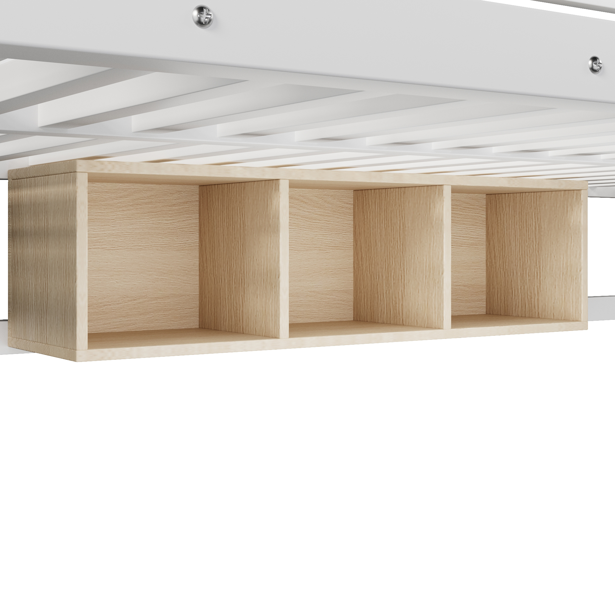 Escalier latéral avec trois compartiments de rangement