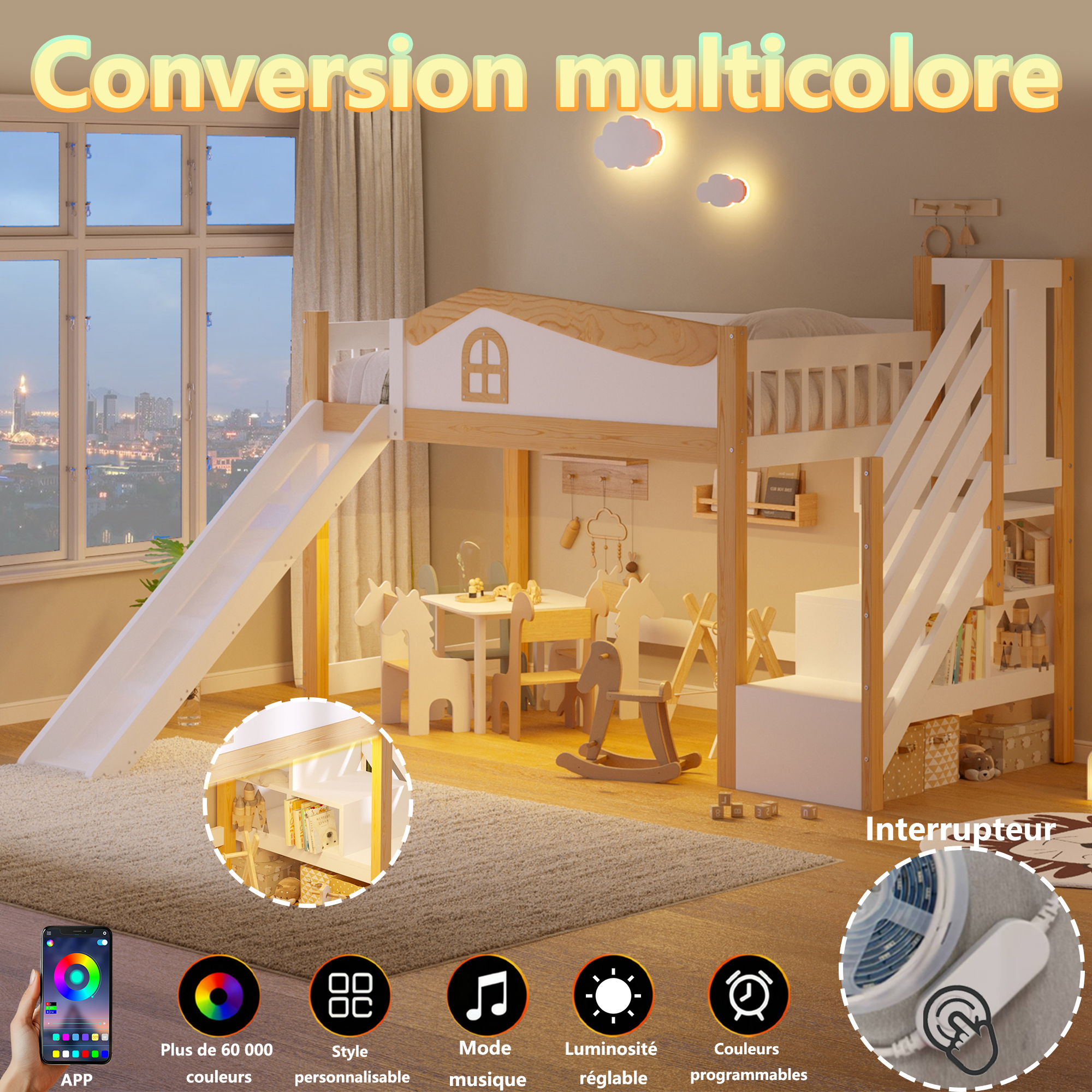 lit mezzanine enfant - vue 5