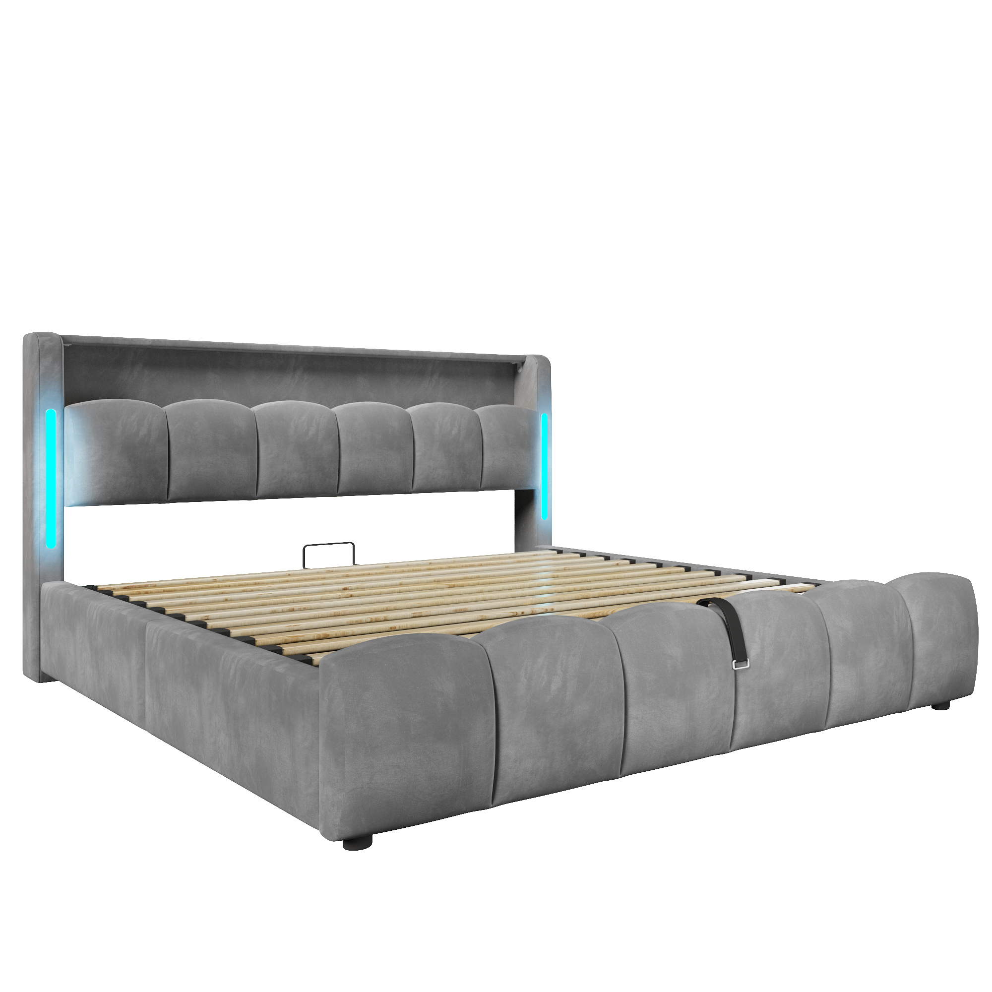 Éclairage LED double face du lit coffre