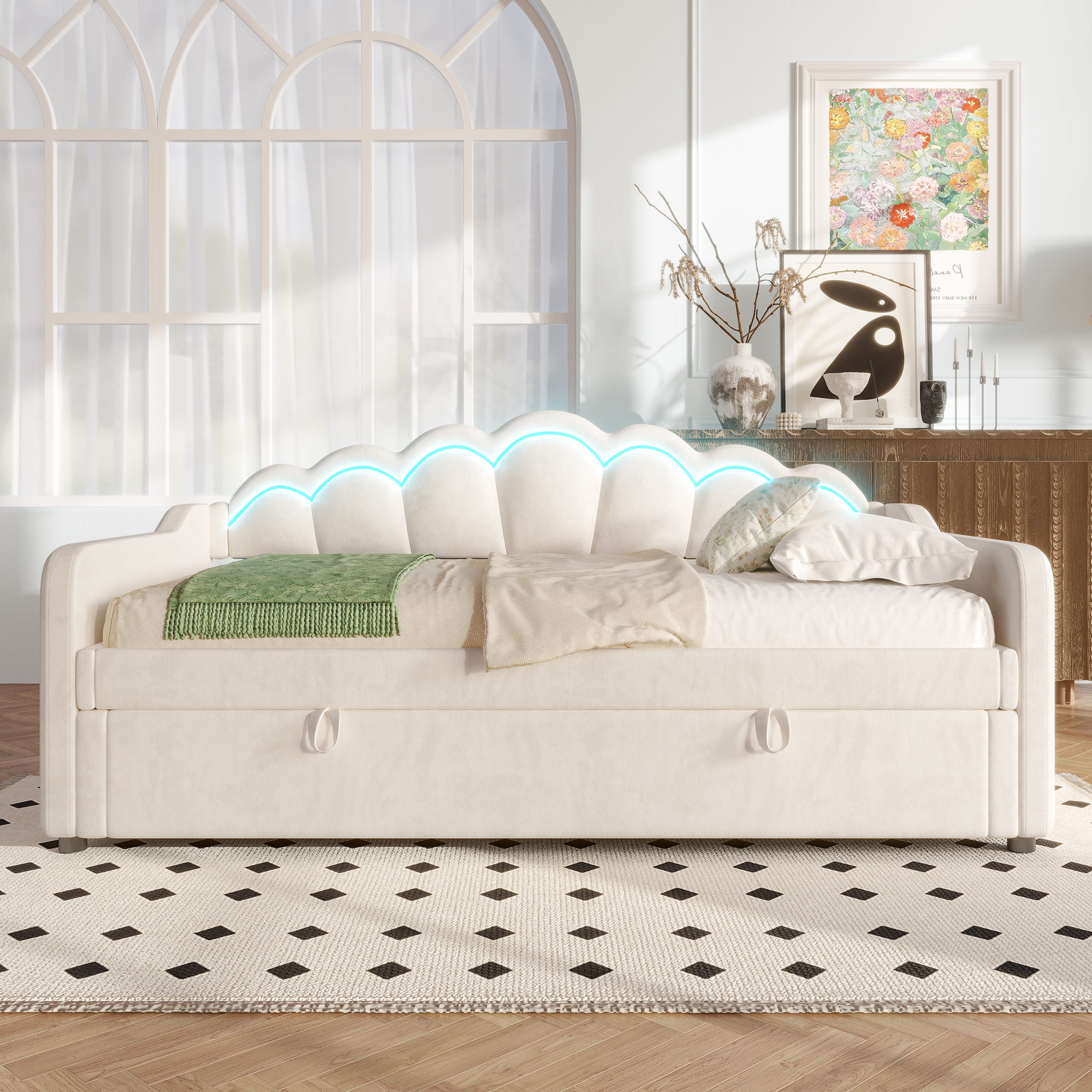 Détail du lit banquette