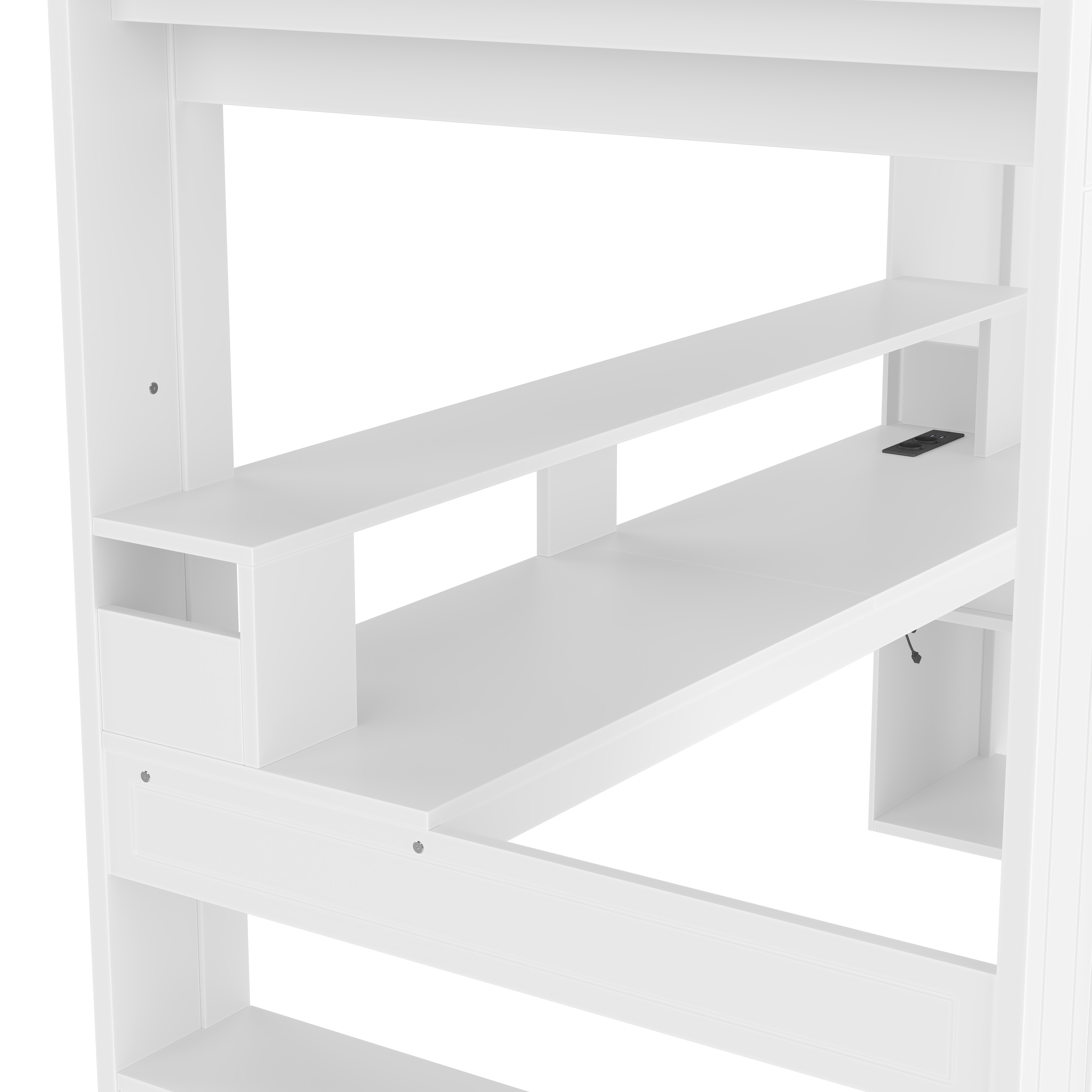 lit mezzanine avec bureau - vue 2
