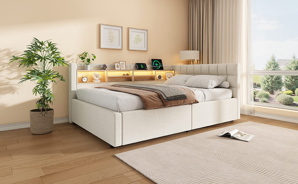 Détail du lit banquette