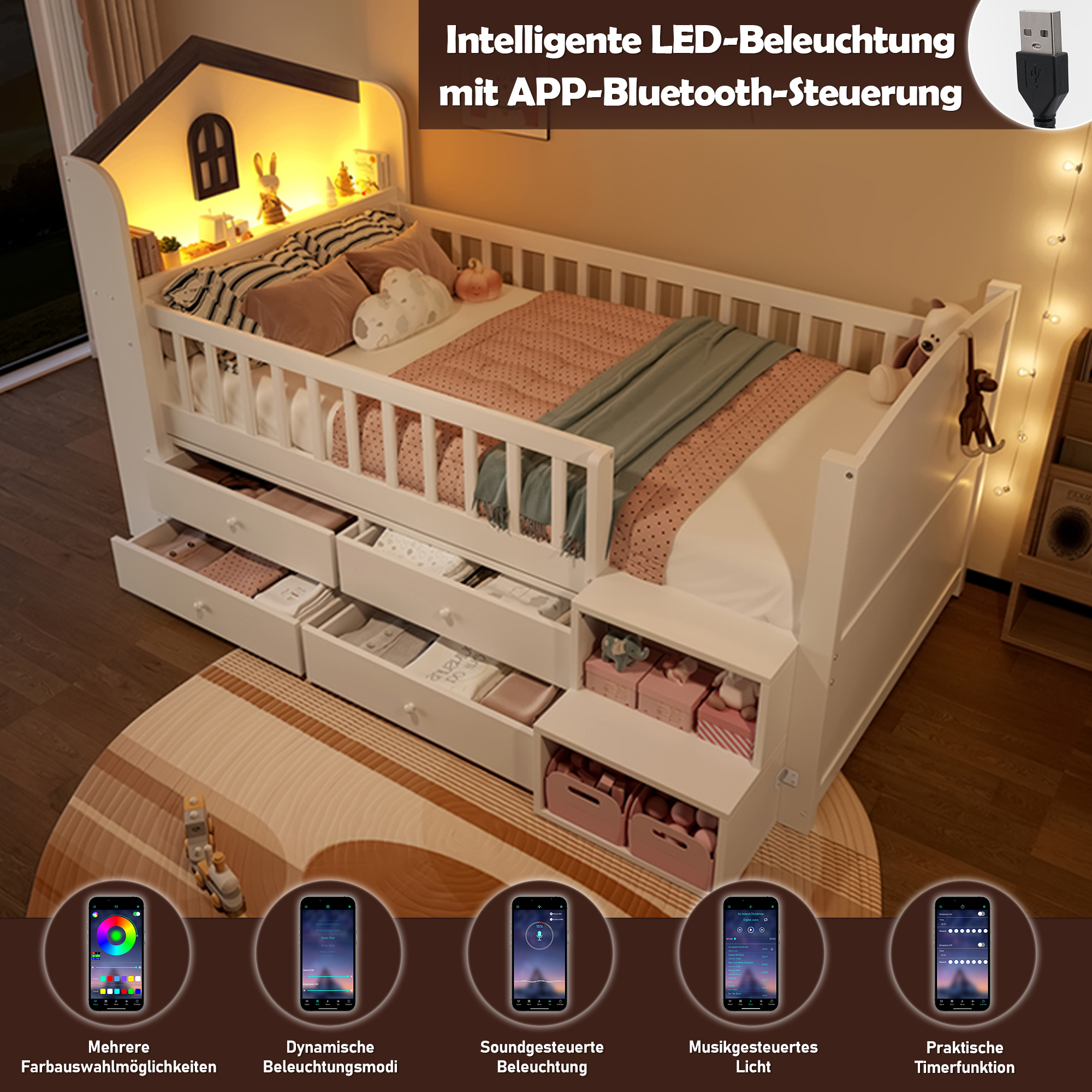 lit mezzanine enfant - vue 1