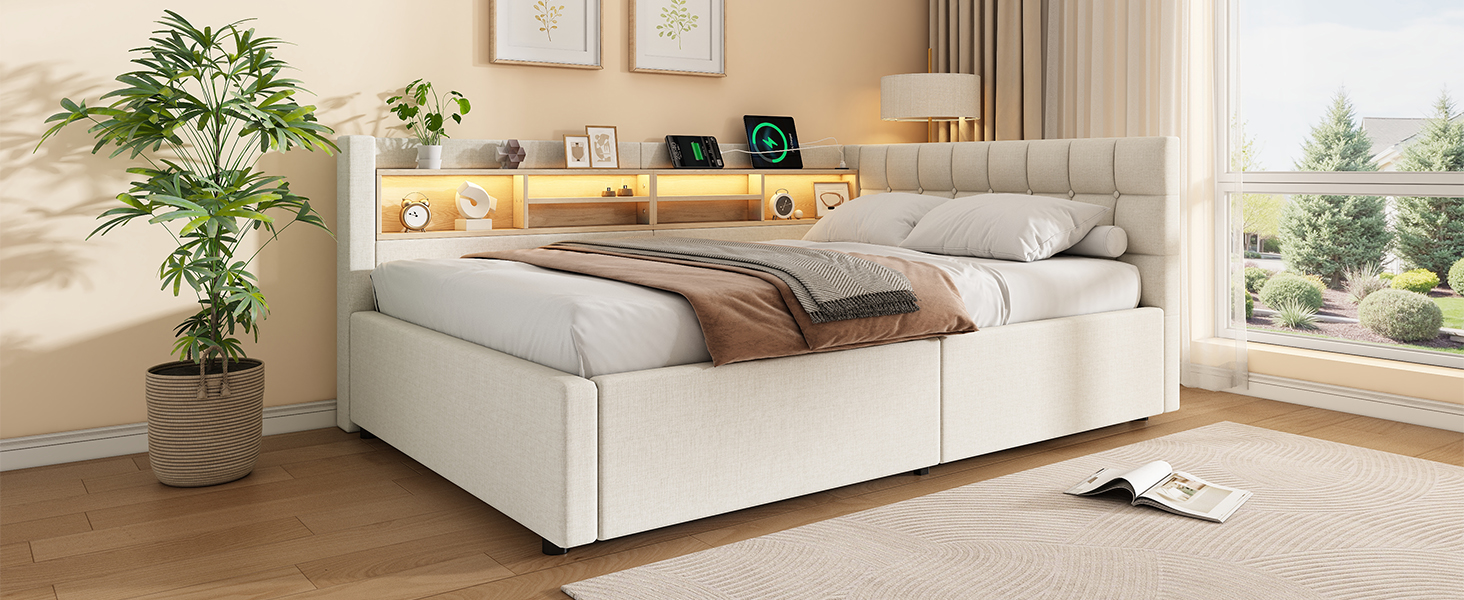 Détail du lit banquette