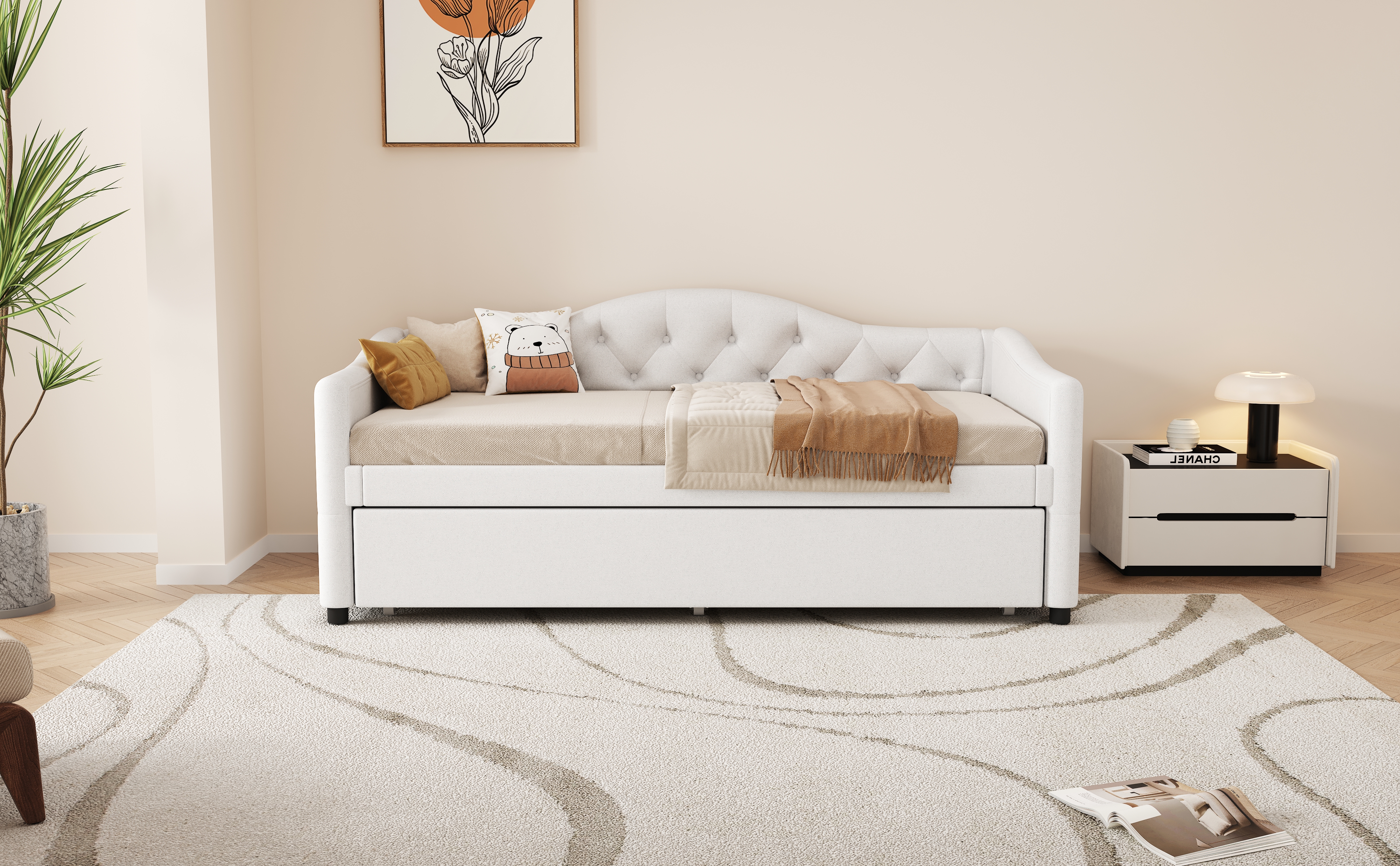 Détail du lit banquette
