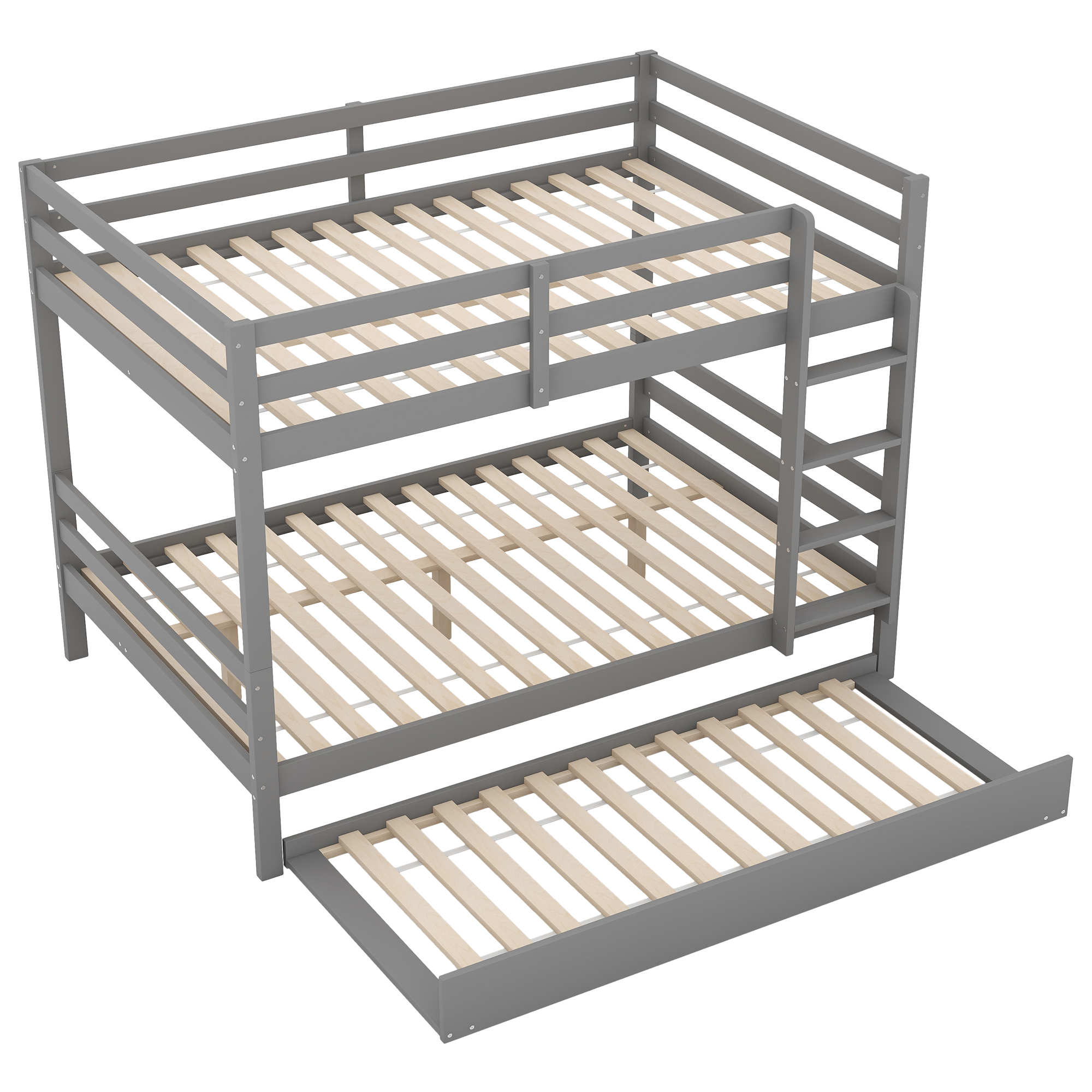 Lit en pin et MDF avec lit escamotable, design simple élégant, pour chambre, couchage invités, utilisation flexible, style moderne, stabilité, durabilité, facile montage, pour famille et invités - image 12