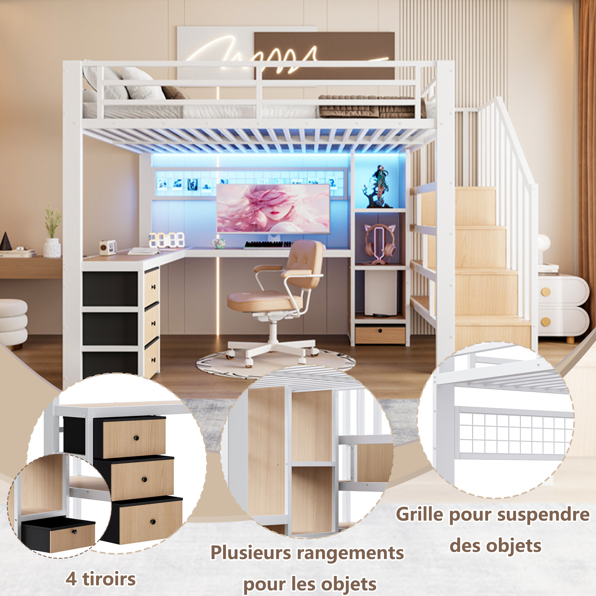 Rangements complets et astucieux