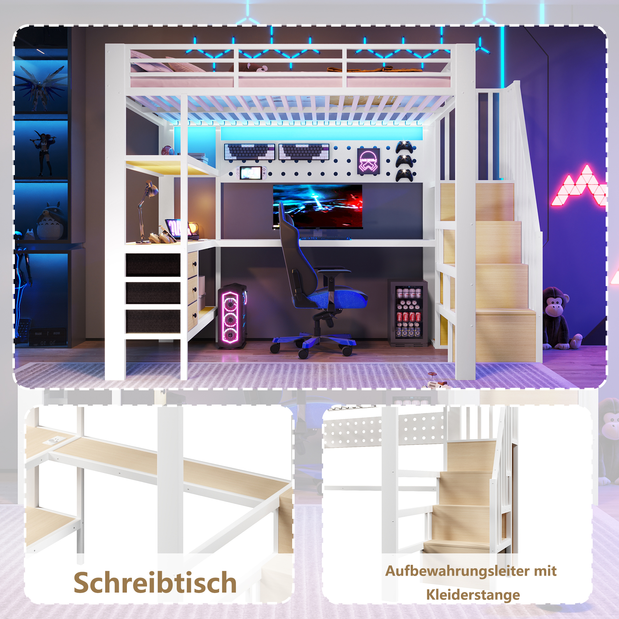 lit mezzanine enfant - vue 4