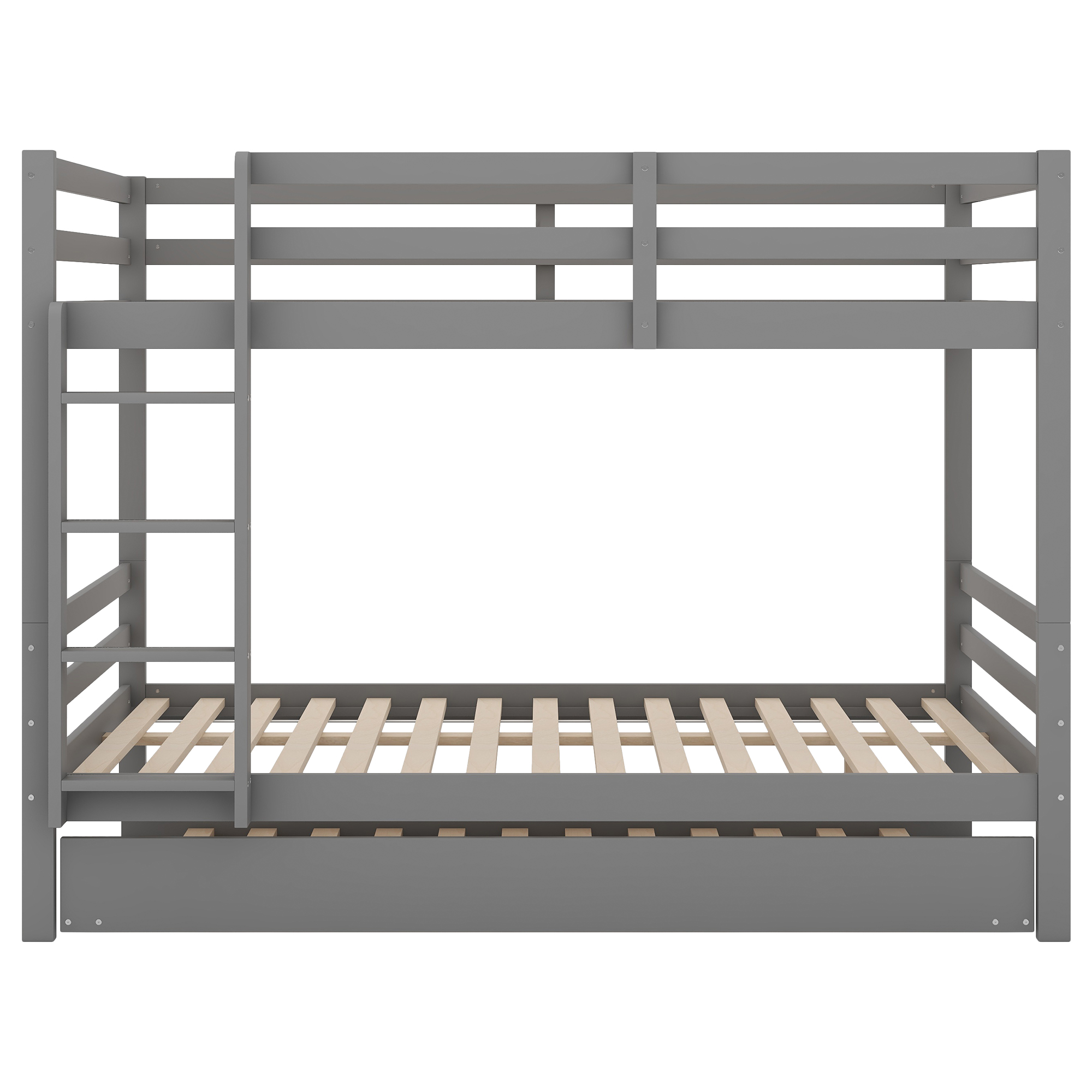 Lit en pin et MDF avec lit escamotable, design simple élégant, pour chambre, couchage invités, utilisation flexible, style moderne, stabilité, durabilité, facile montage, pour famille et invités - image 7