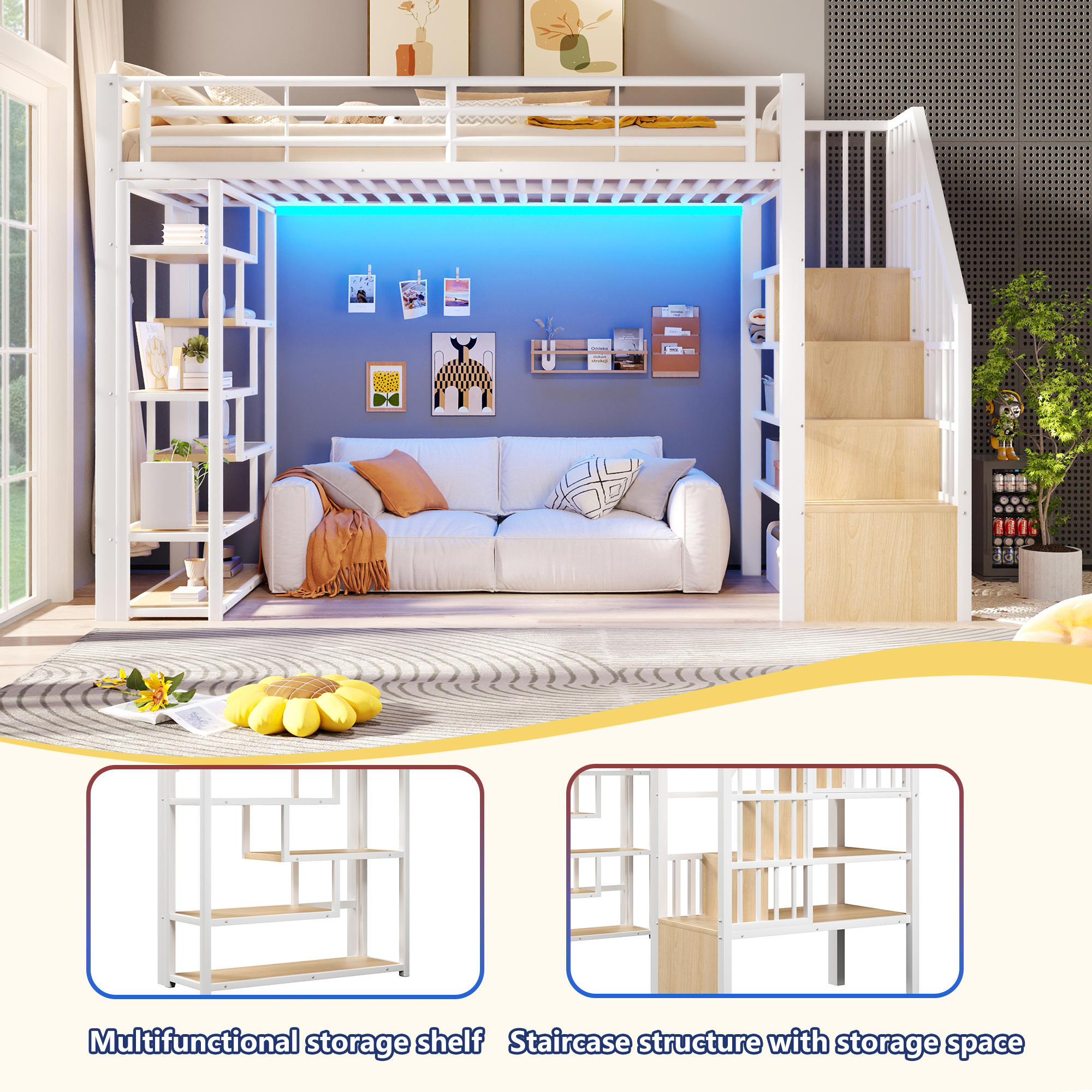 lit mezzanine enfant - vue 1
