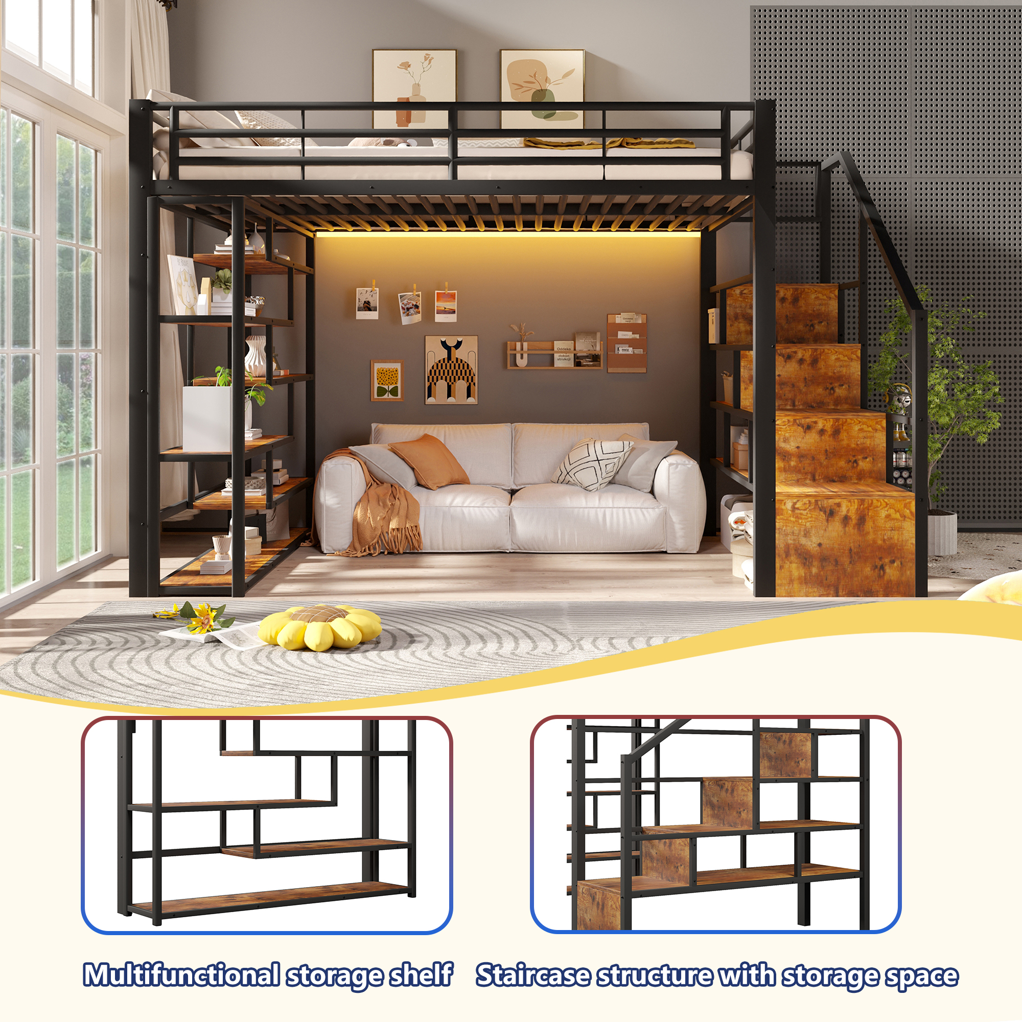 lit mezzanine enfant - vue 1