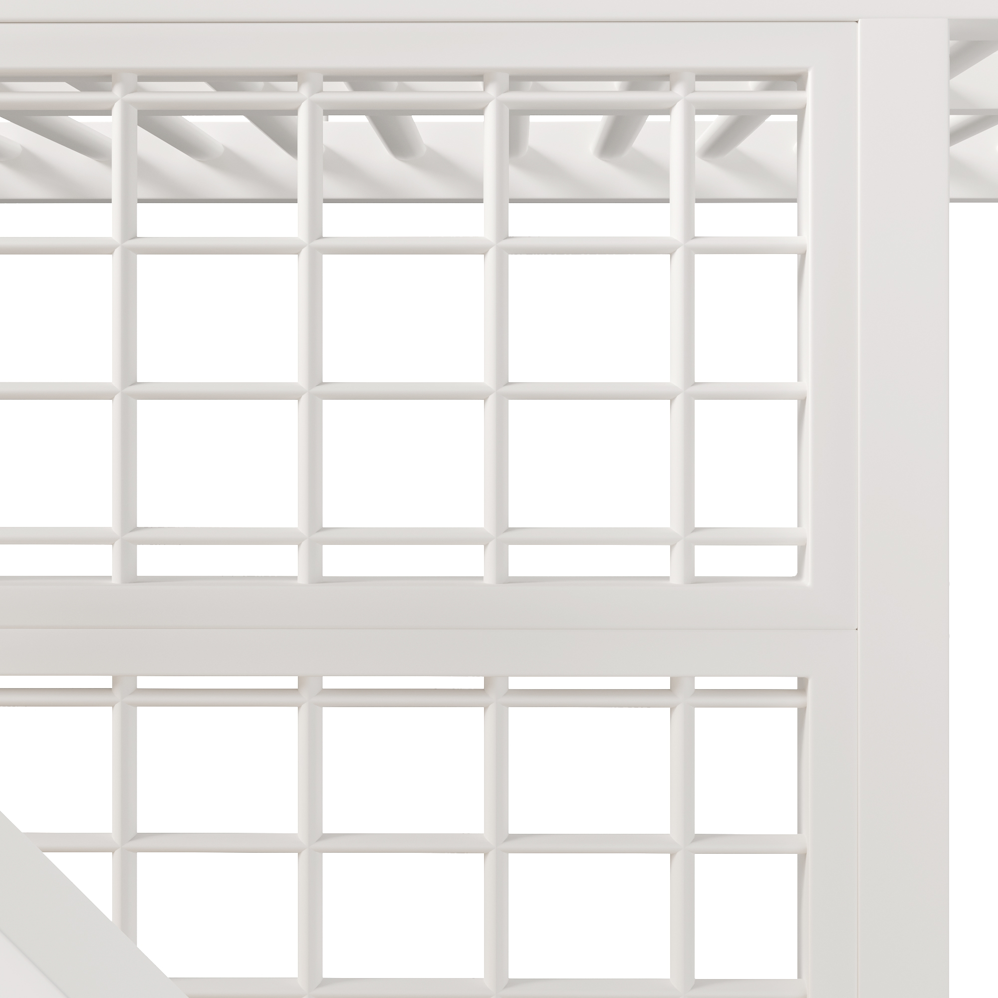 Grille latérale métallique du lit mezzanine